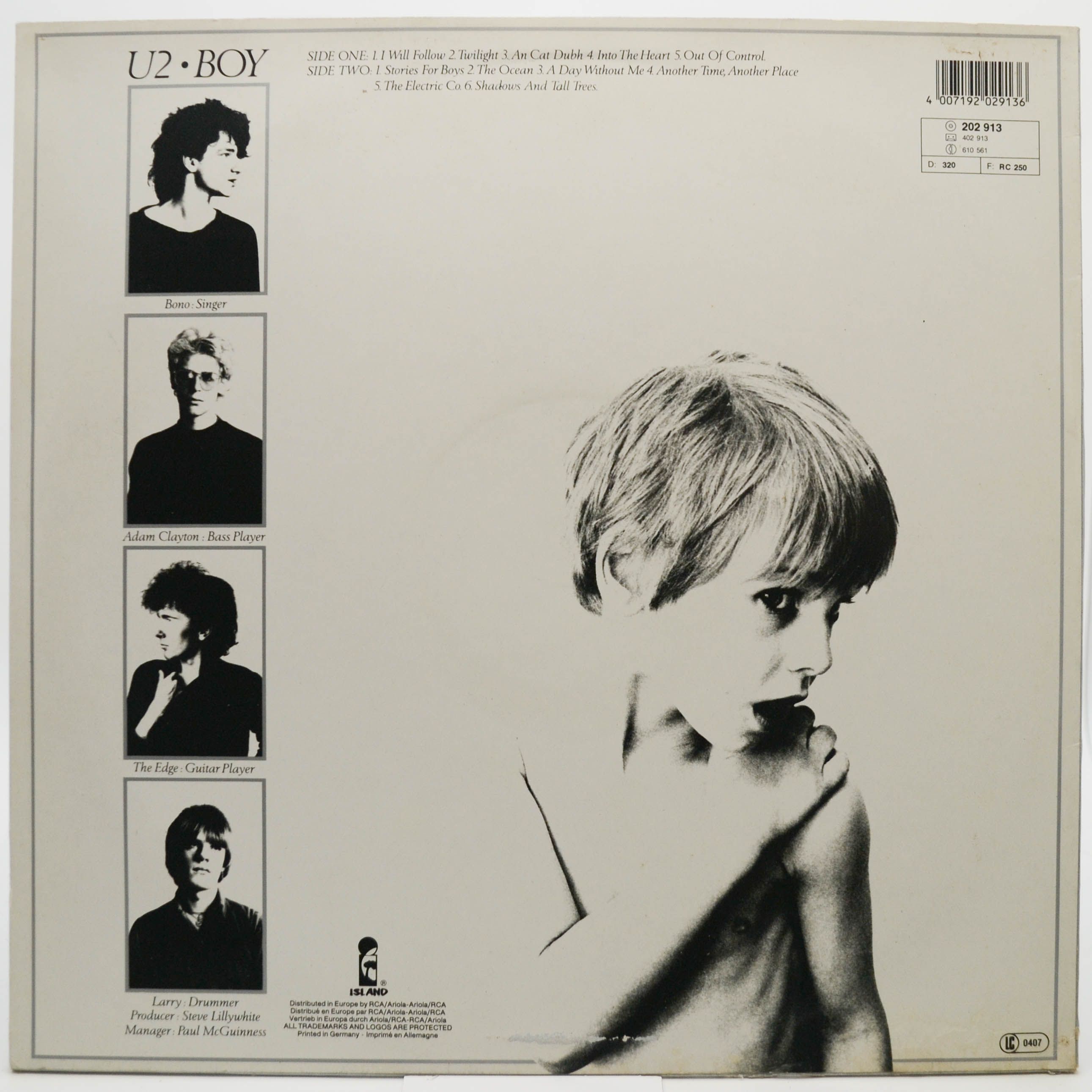 U2 — Boy, 1980