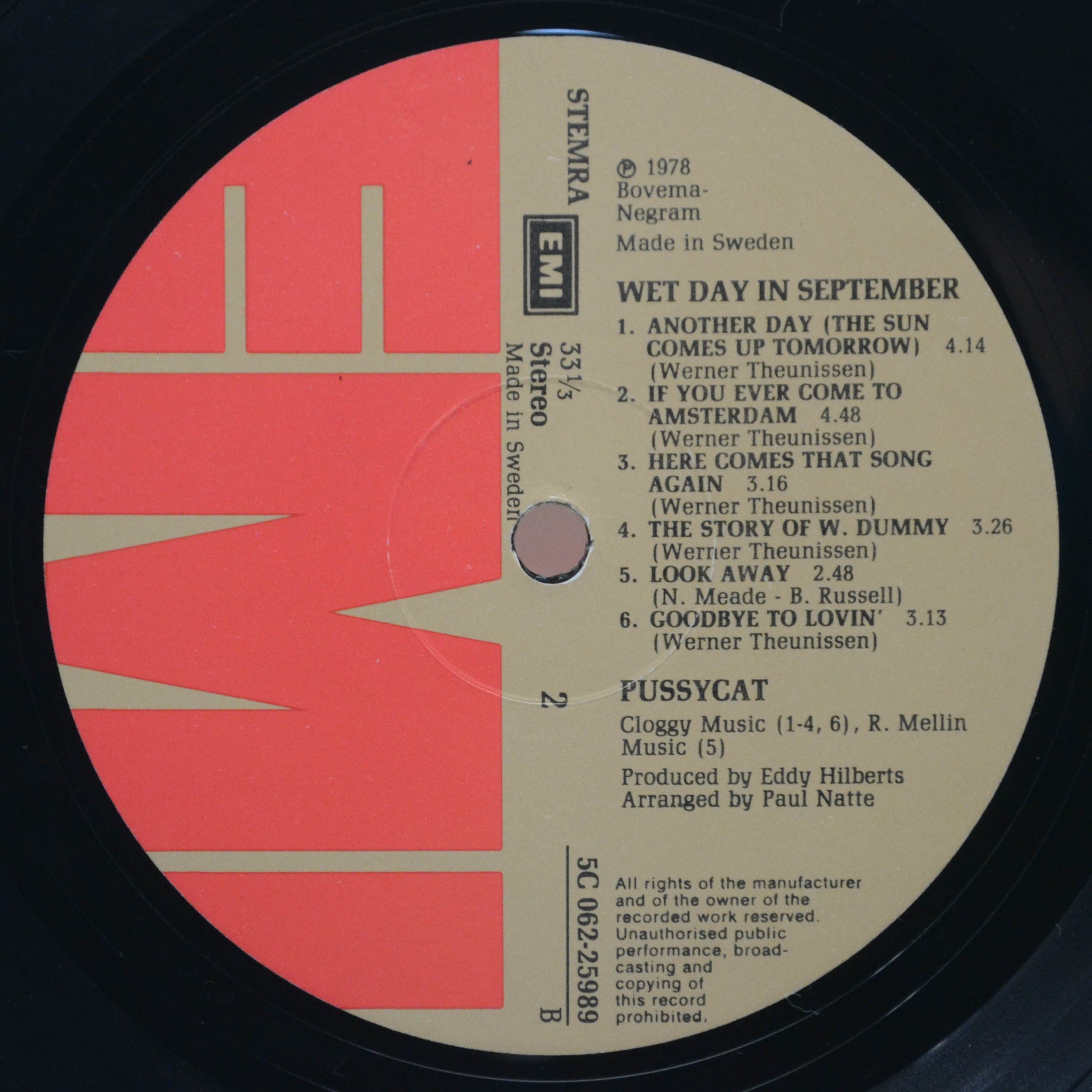 Pussycat — Wet Day In September, 1978