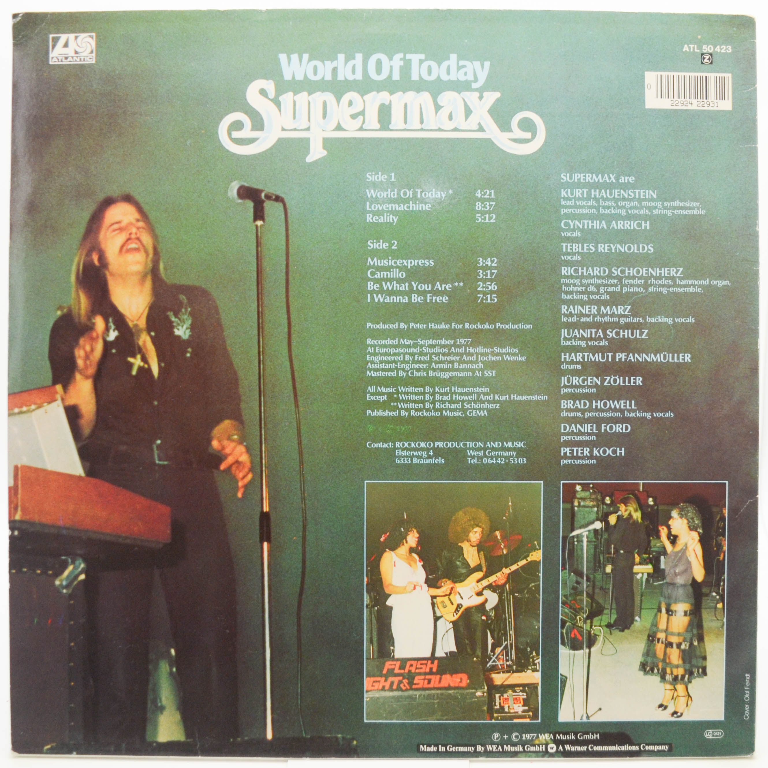 Supermax — World Of Today, 1977
