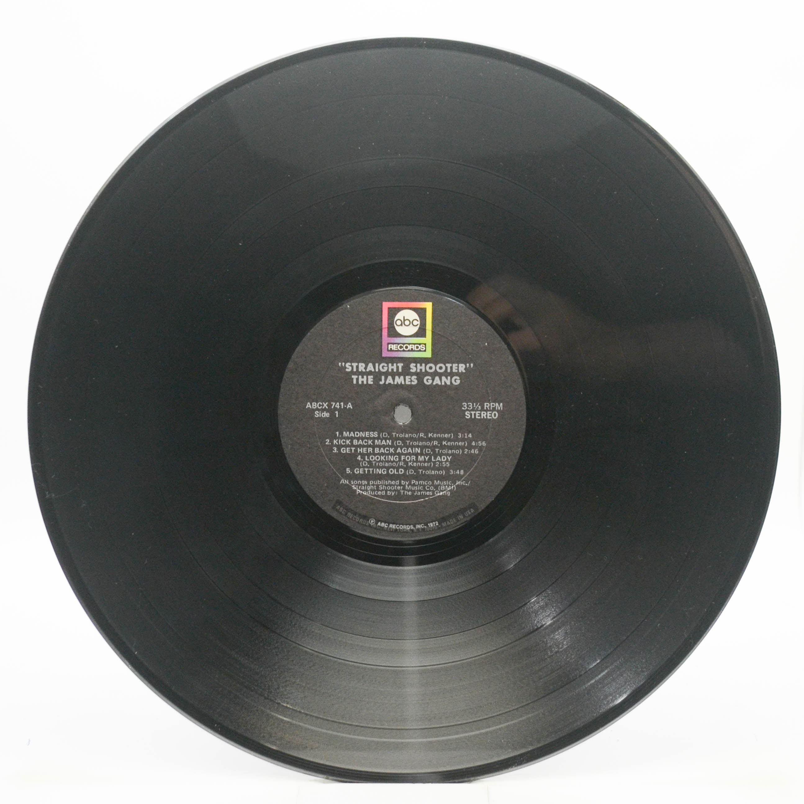 Виниловая пластинка James Gang — Straight Shooter (1-st, USA), 1972