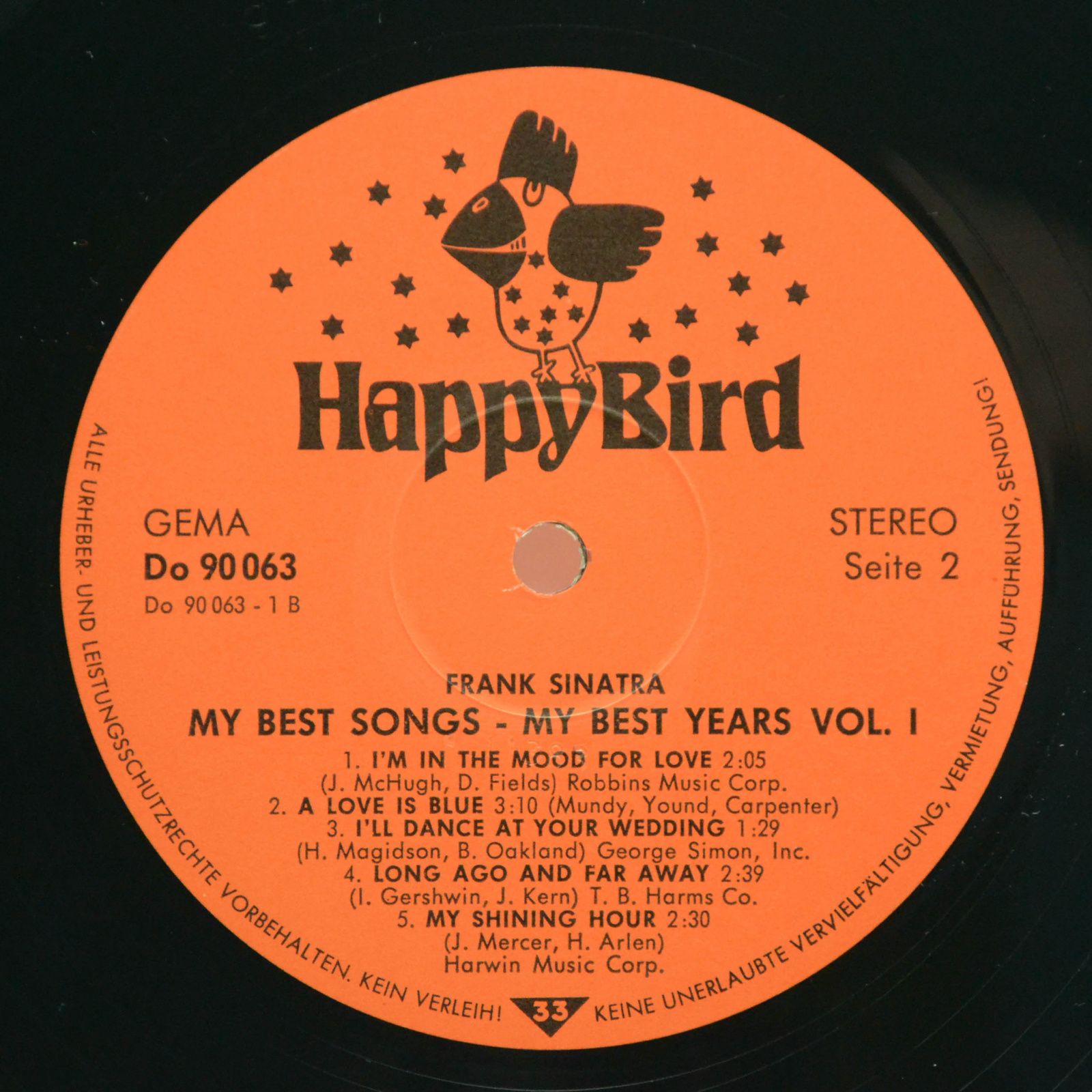 Frank Sinatra — My Best Songs - My Best Years Vol.1 (2LP), 1981