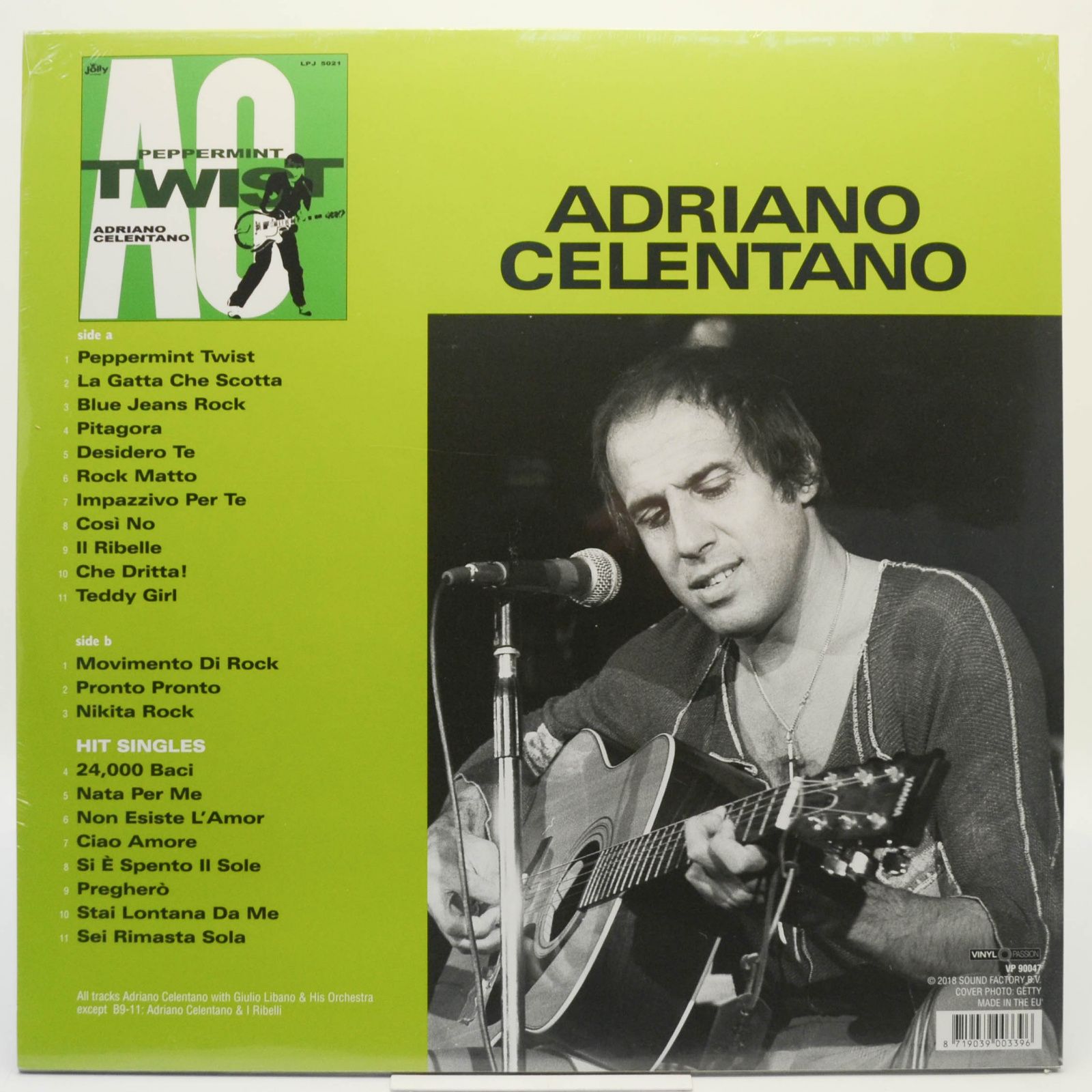 Adriano Celentano — Peppermint Twist & More (Italy), 1962