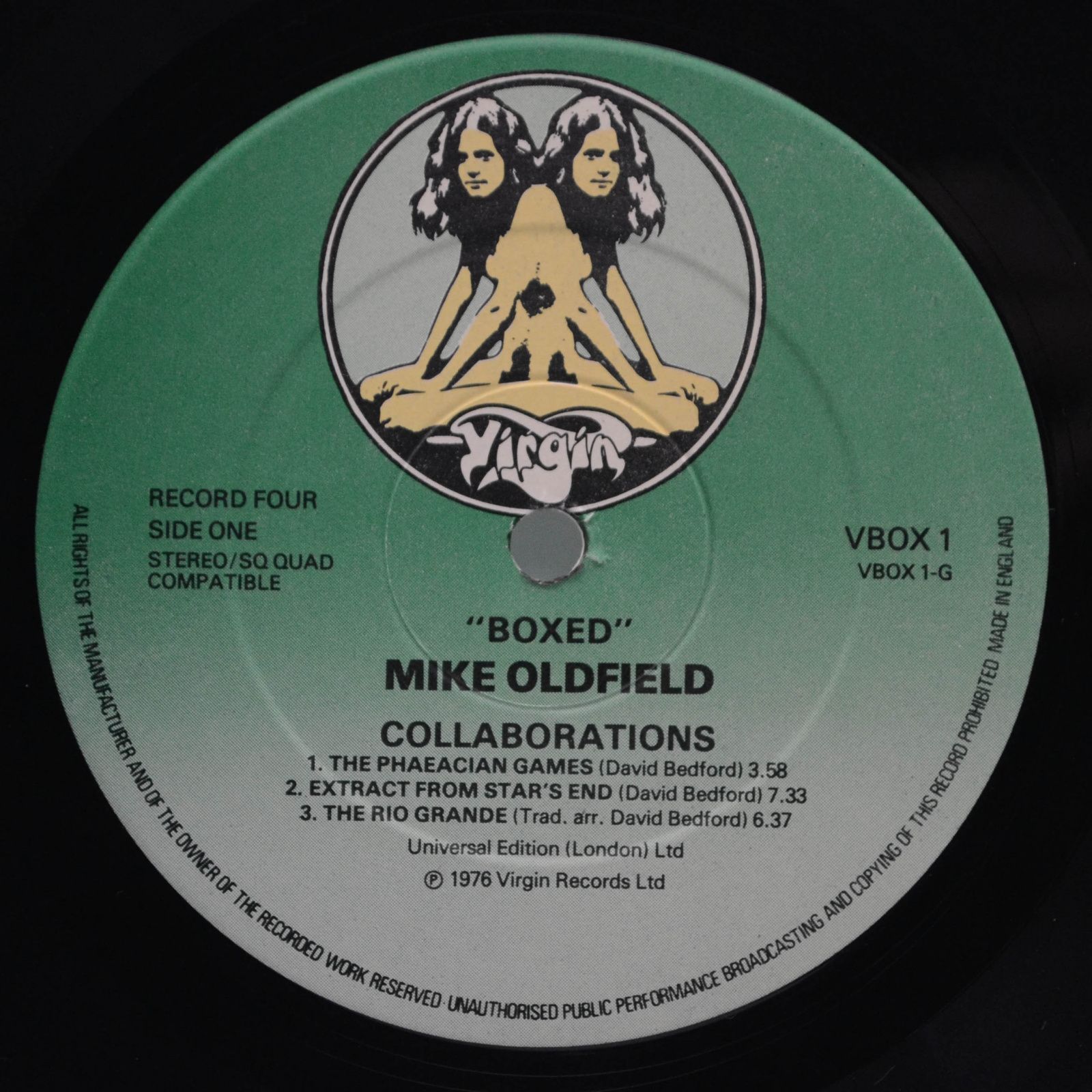 Mike Oldfield — Boxed (UK, Box-set, booklet), 1976