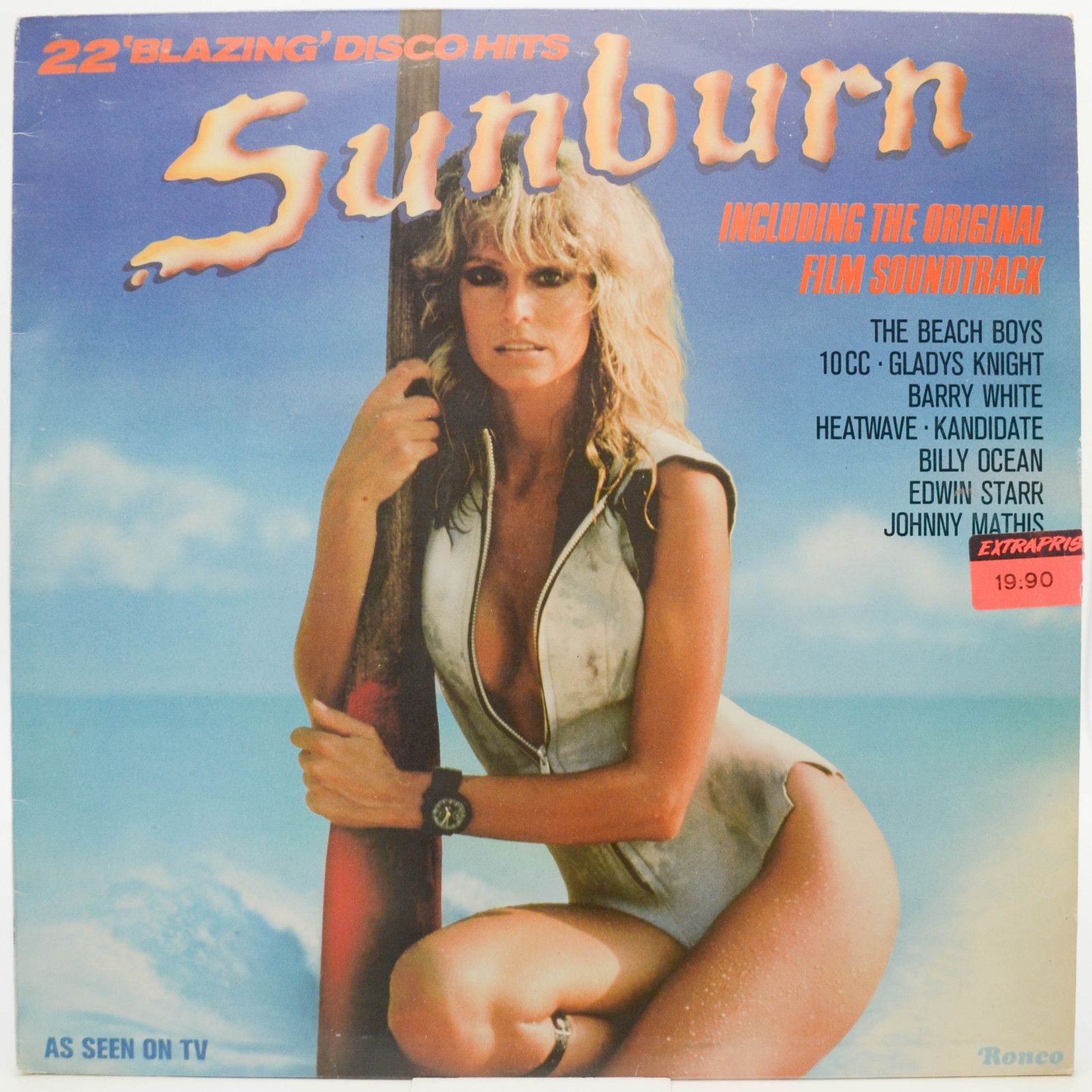 Various — Sunburn - 22 'Blazing' Disco Hits Including The Original Soundtrack (UK), 1980