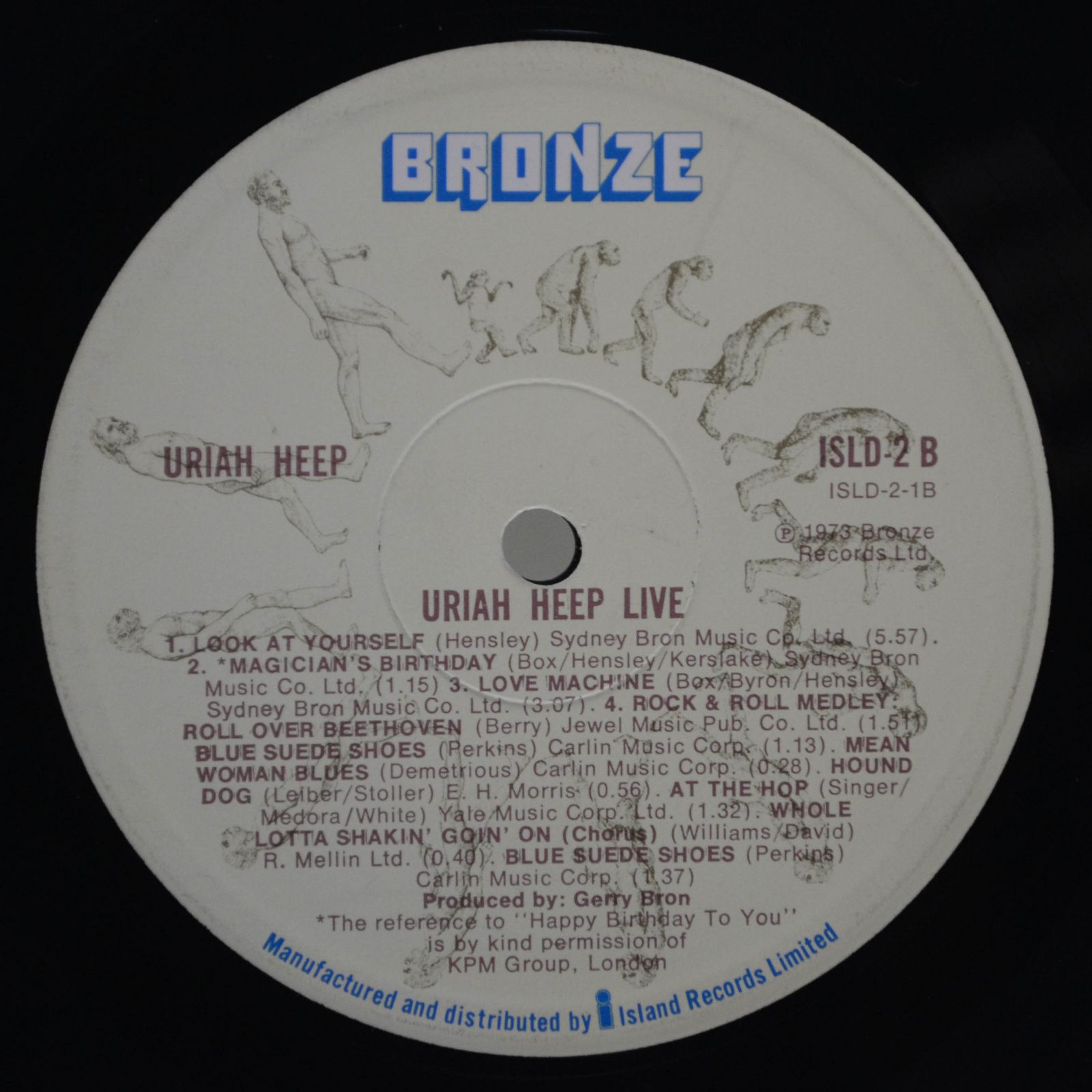 Uriah Heep — Uriah Heep Live (2LP, 1-st, UK, booklet), 1973