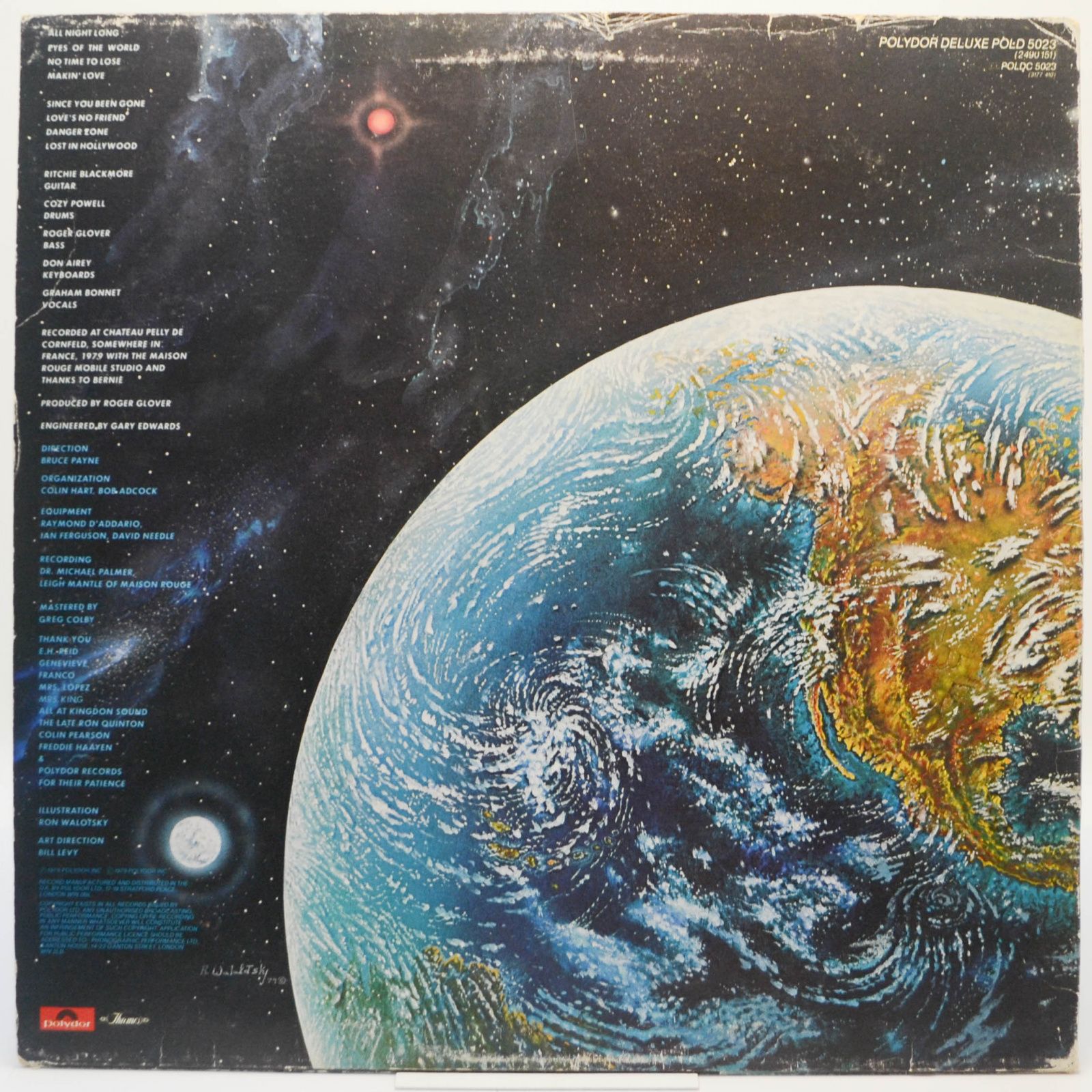 Rainbow — Down To Earth (1-st, UK), 1979