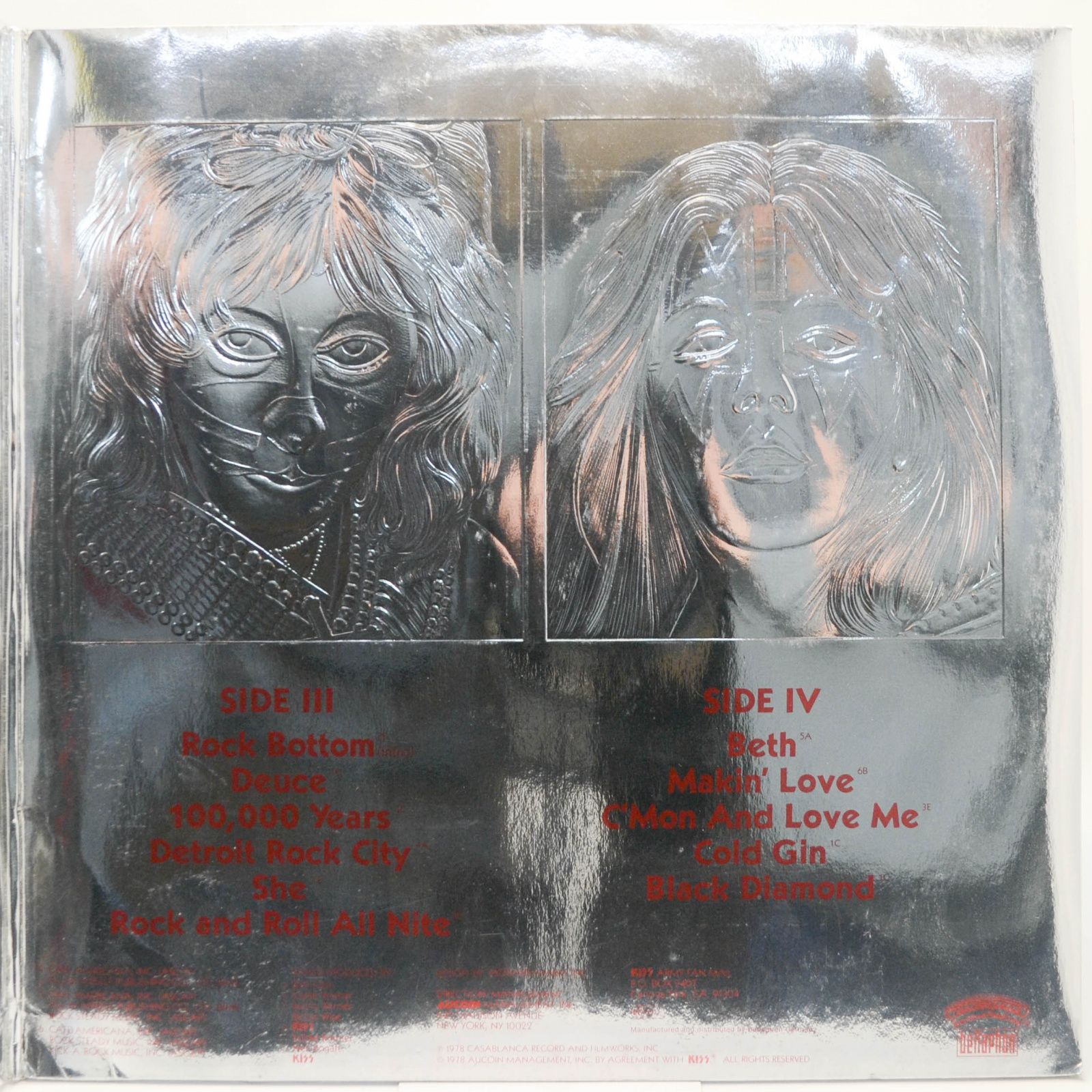 Kiss — Double Platinum (2LP), 1978