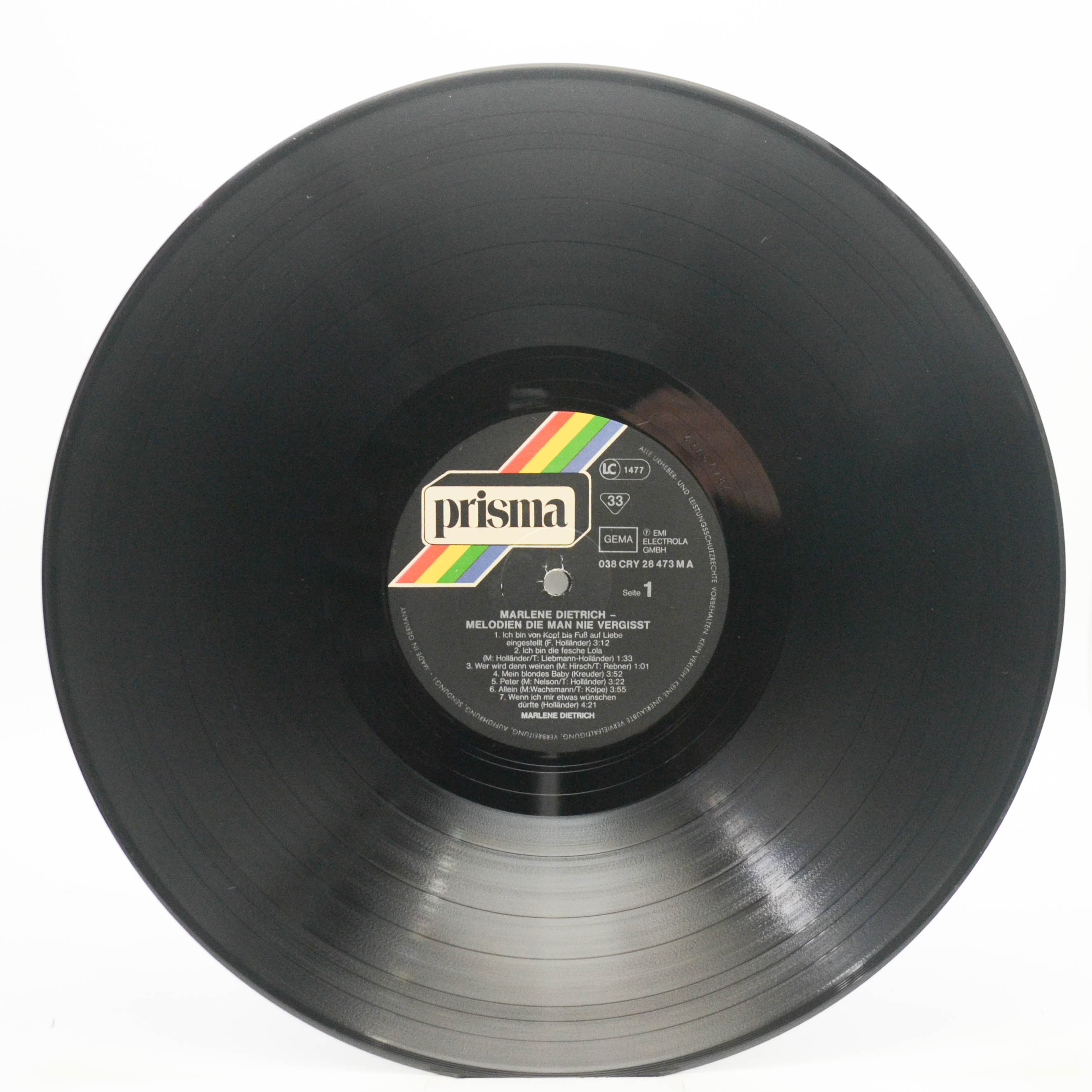 Marlene Dietrich — Melodien Die Man Nie Vergisst, 1978