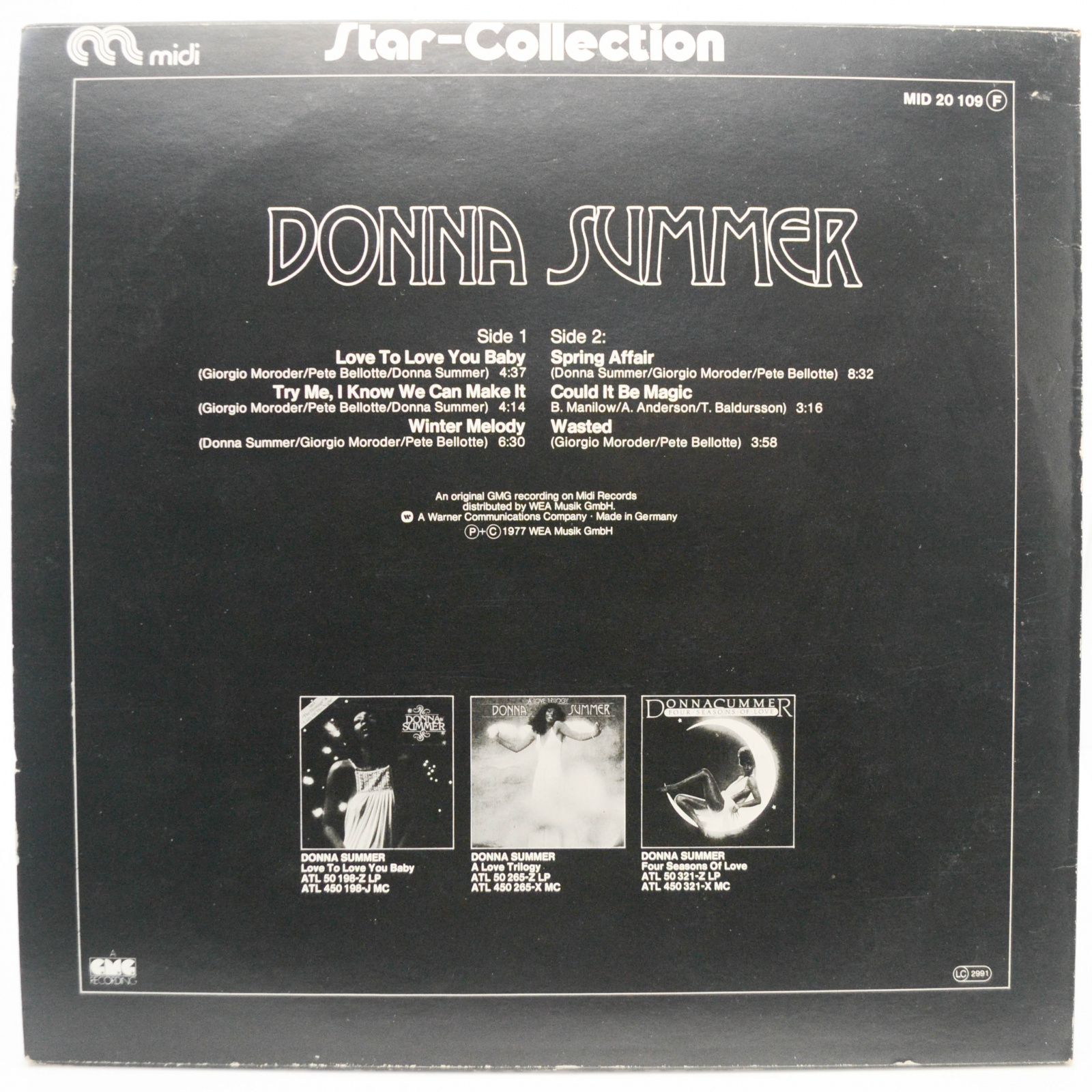 Donna Summer — Star-Collection, 1977