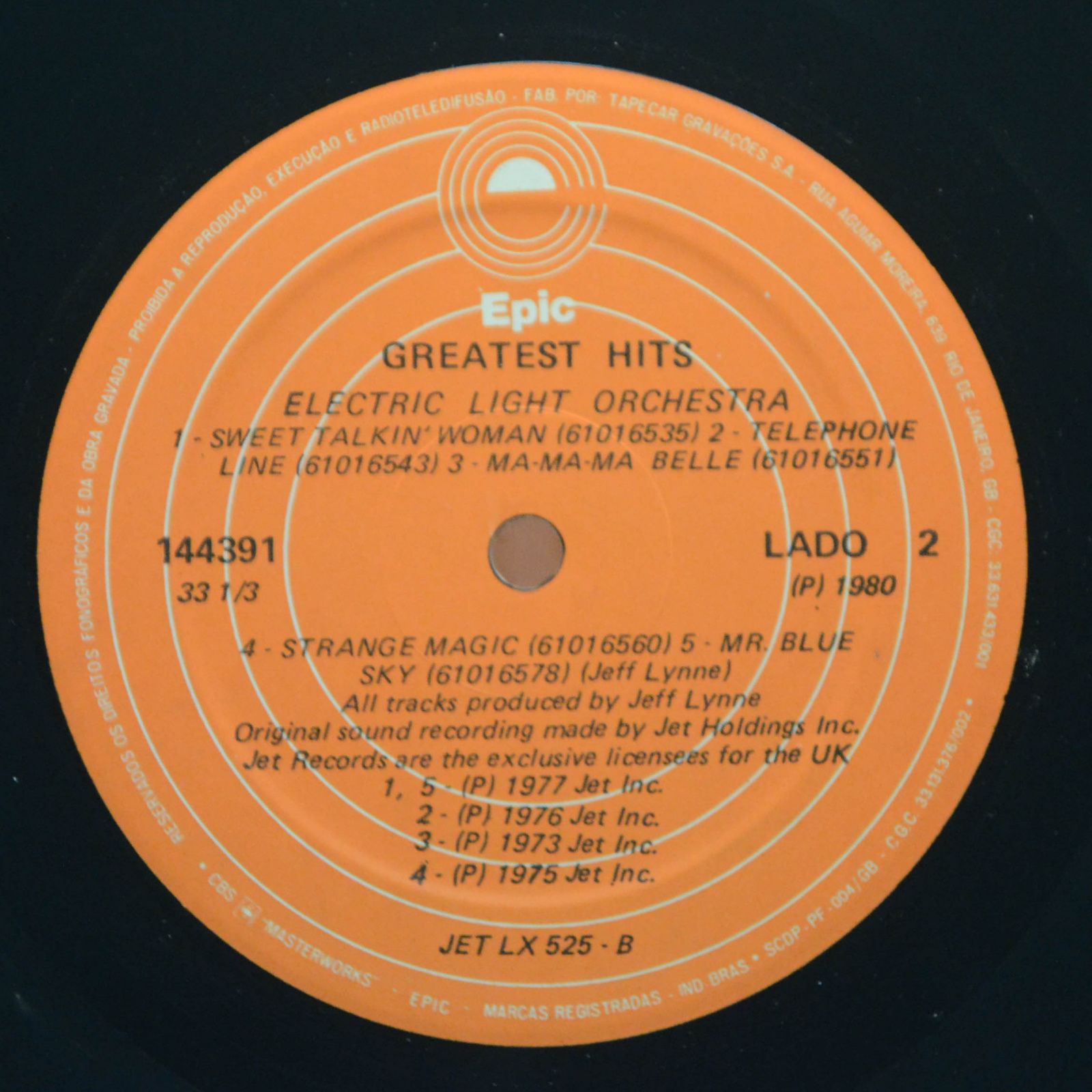 Electric Light Orchestra — ELO's Greatest Hits, 1979