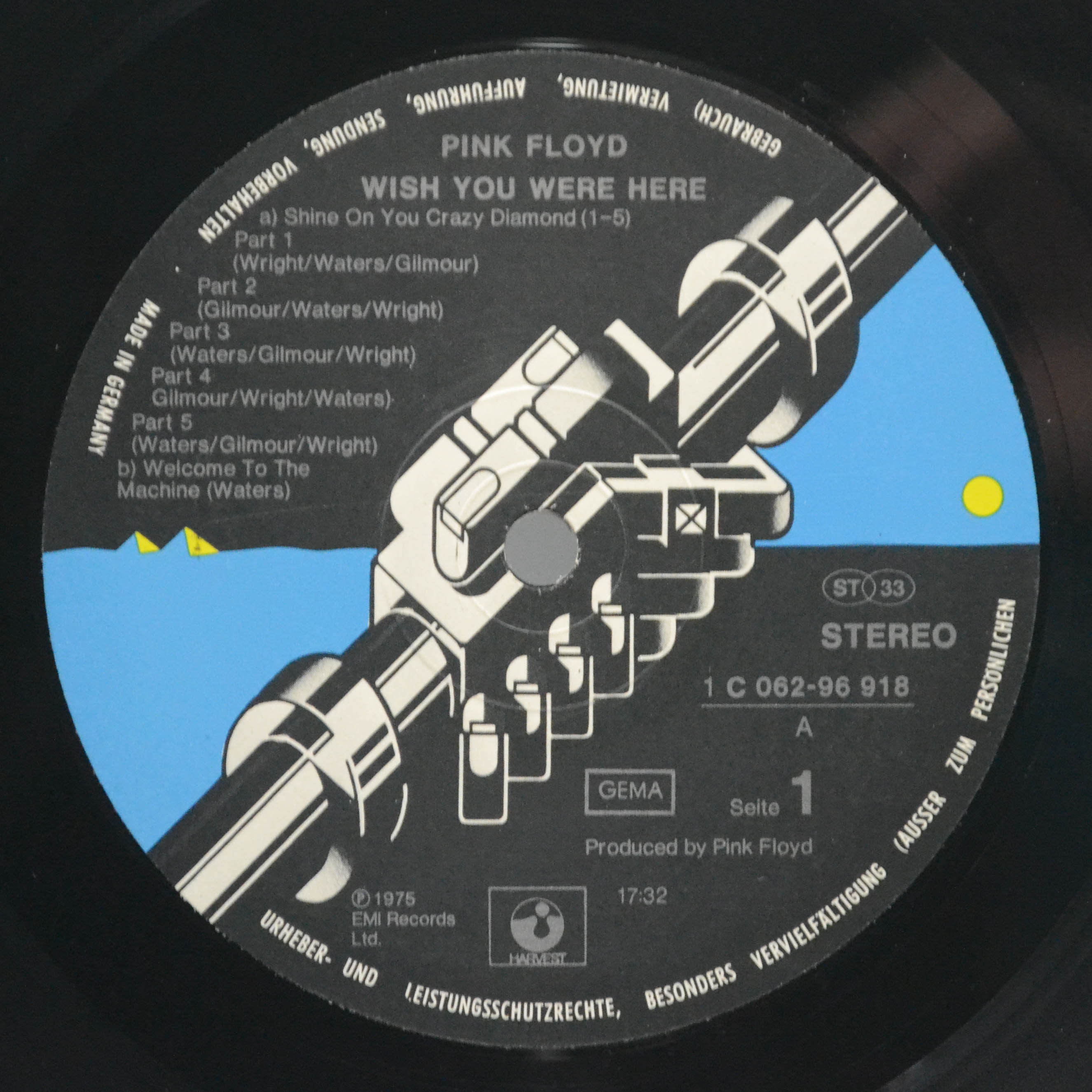 Pink Floyd — Wish You Were Here, 1975