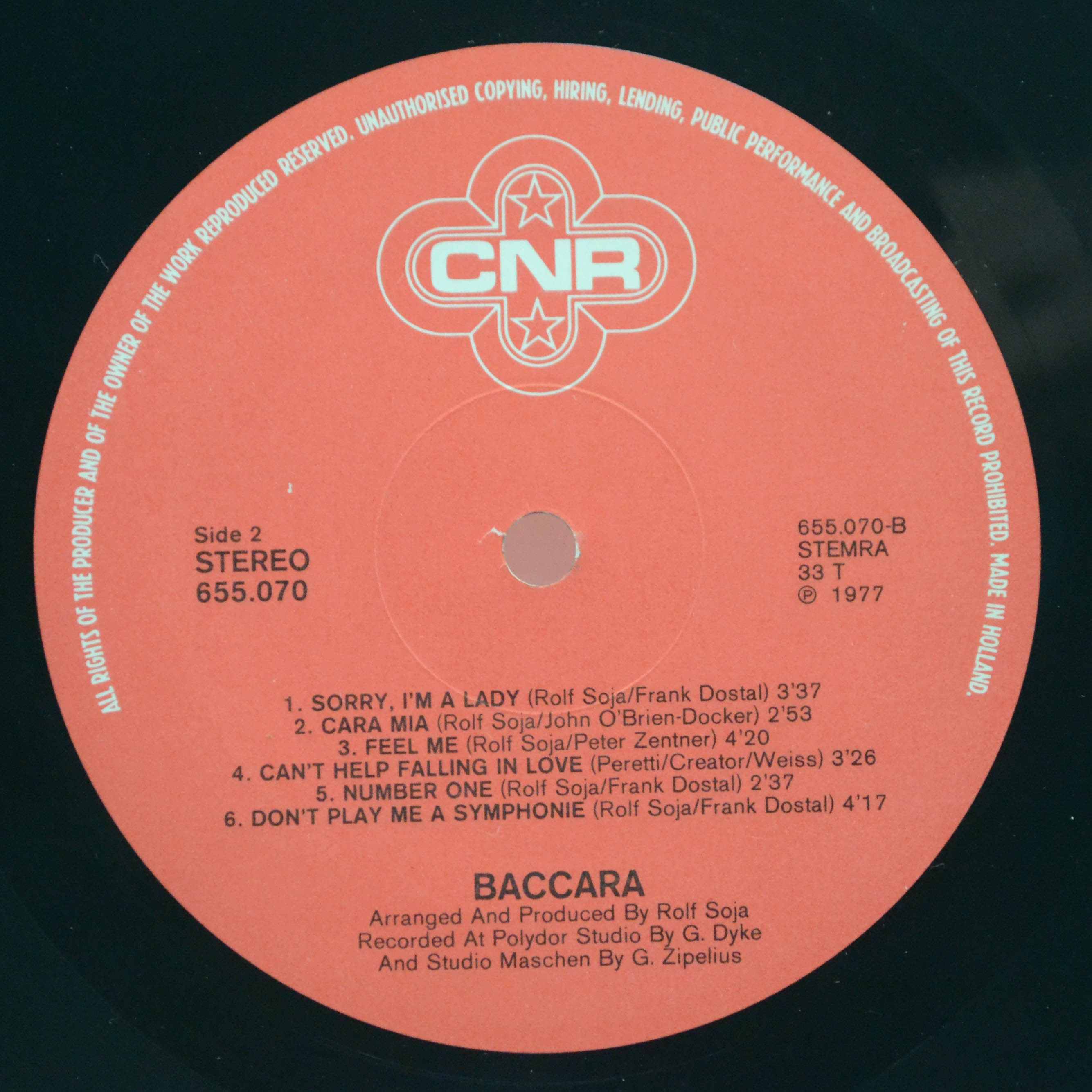 Baccara — Baccara, 1977