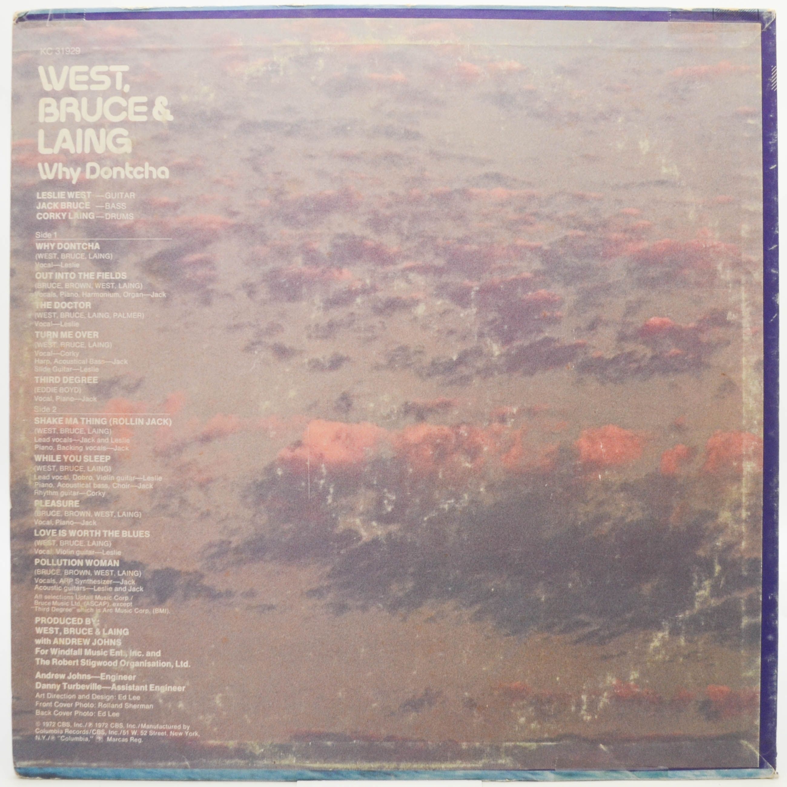 West, Bruce & Laing — Why Dontcha (USA), 1972