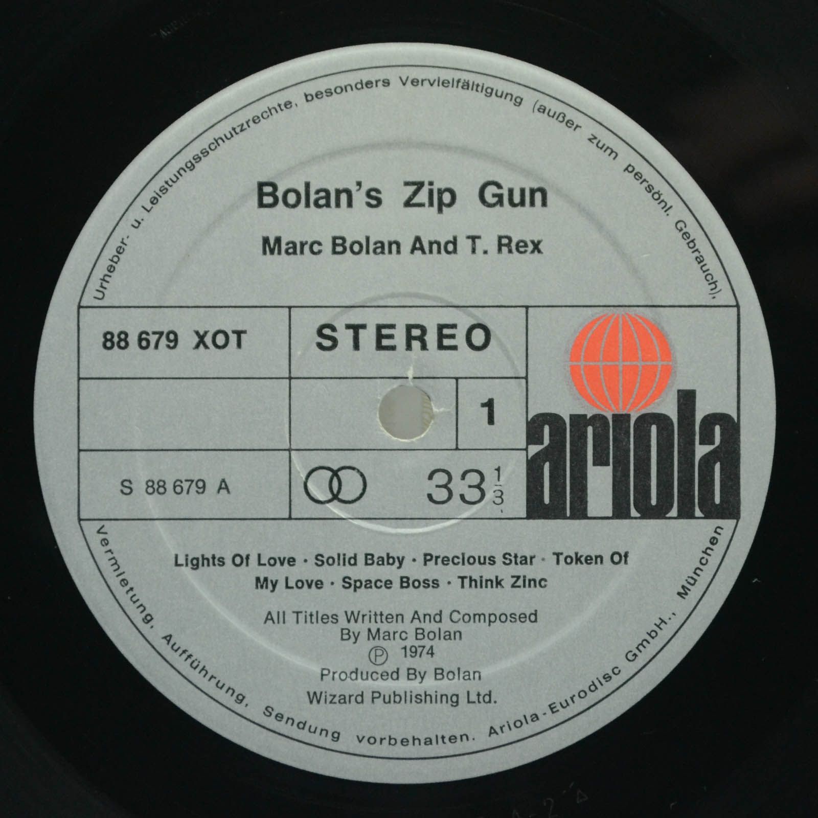 T. Rex — Bolan's Zip Gun, 1975