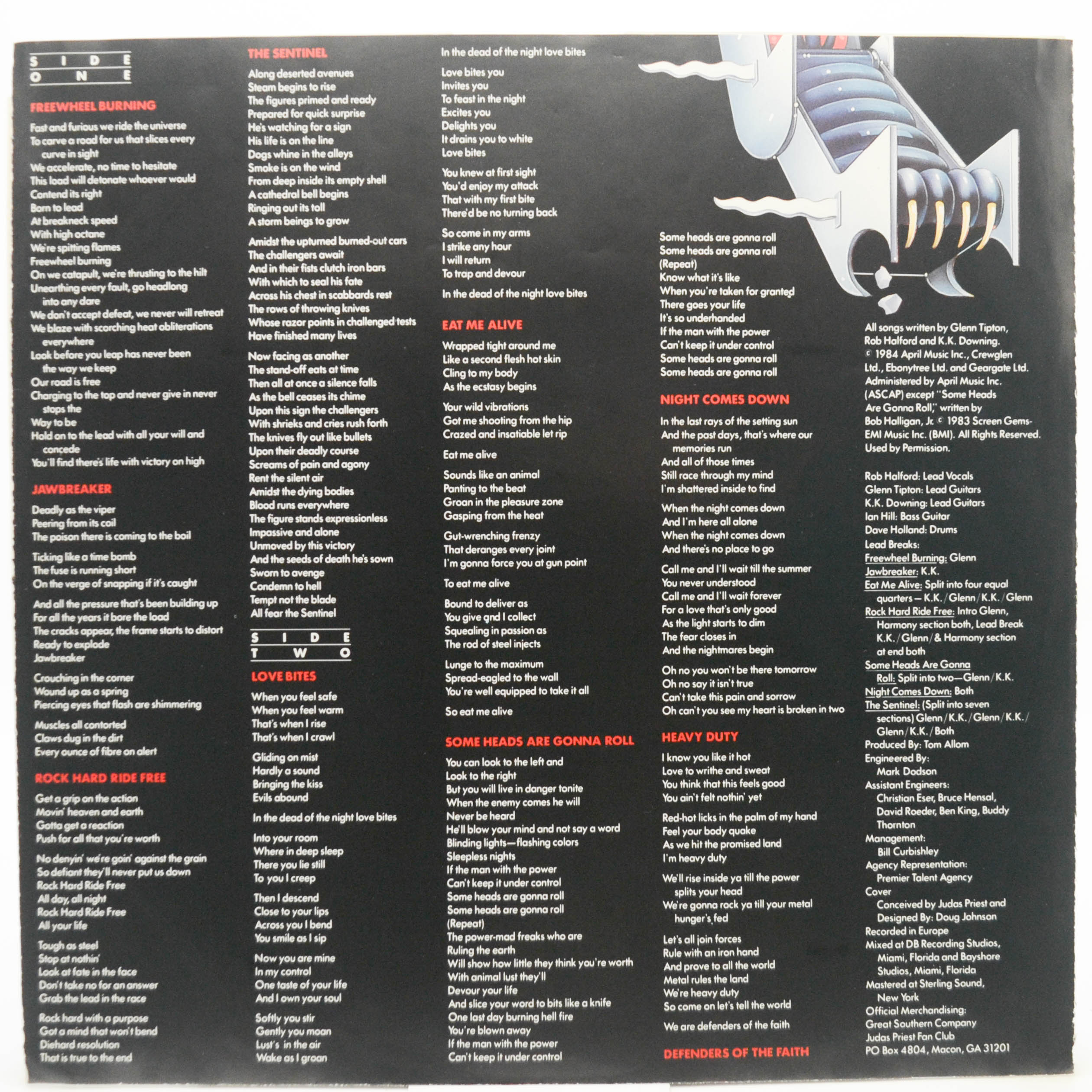 Judas Priest — Defenders Of The Faith, 1984