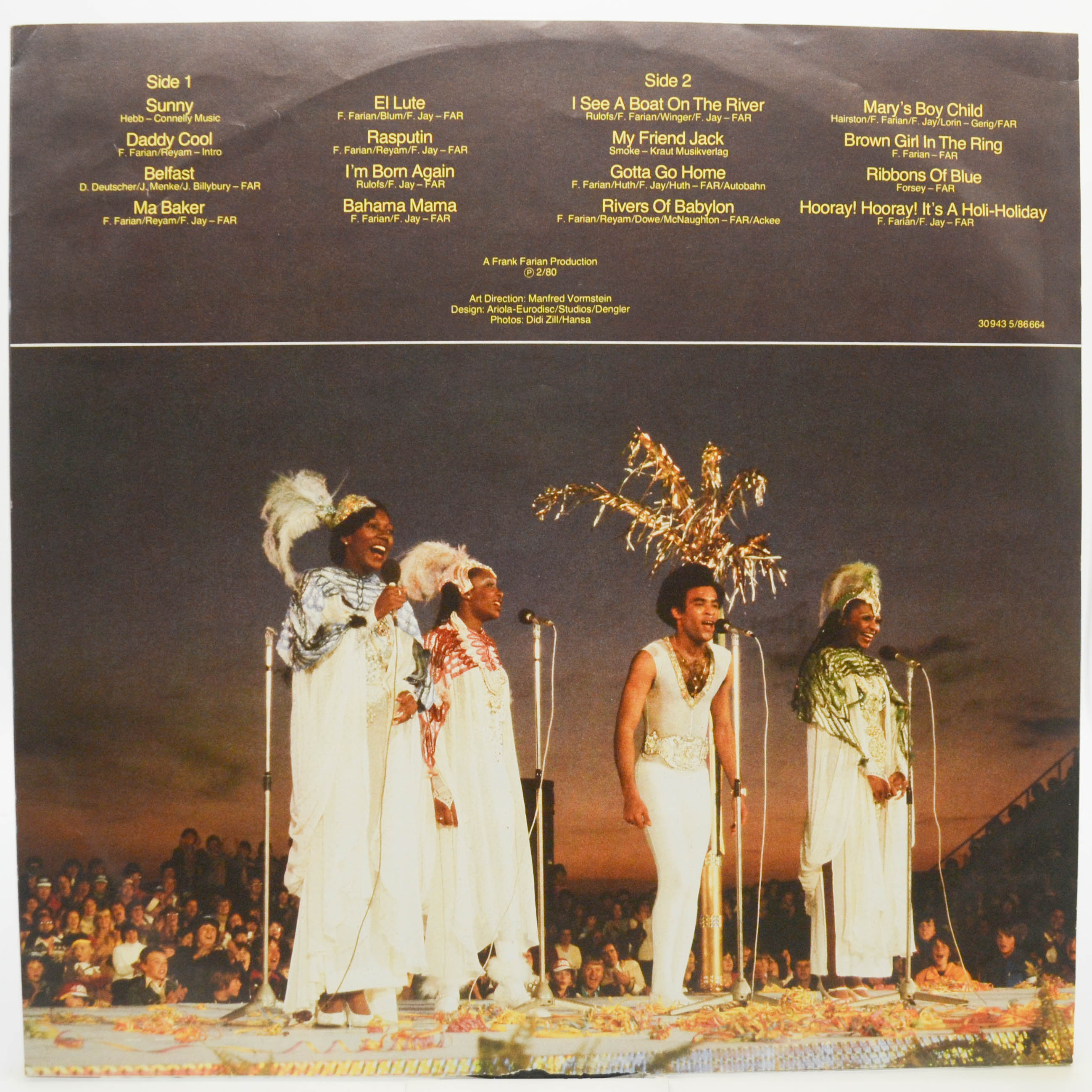 Boney M. — Greatest Hits Of Boney M., 1980