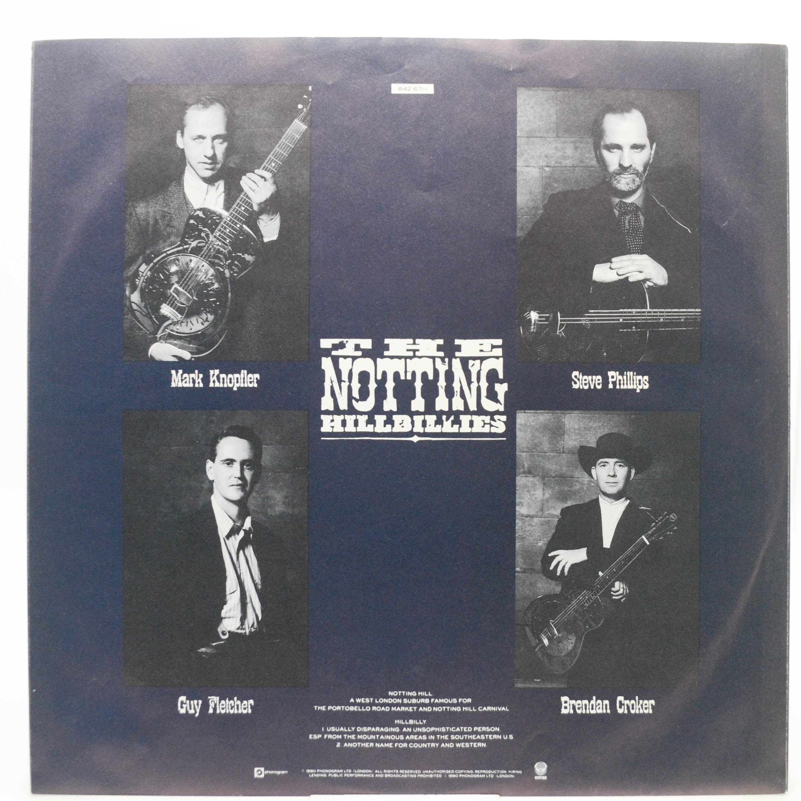Notting Hillbillies — Missing...Presumed Having A Good Time, 1990