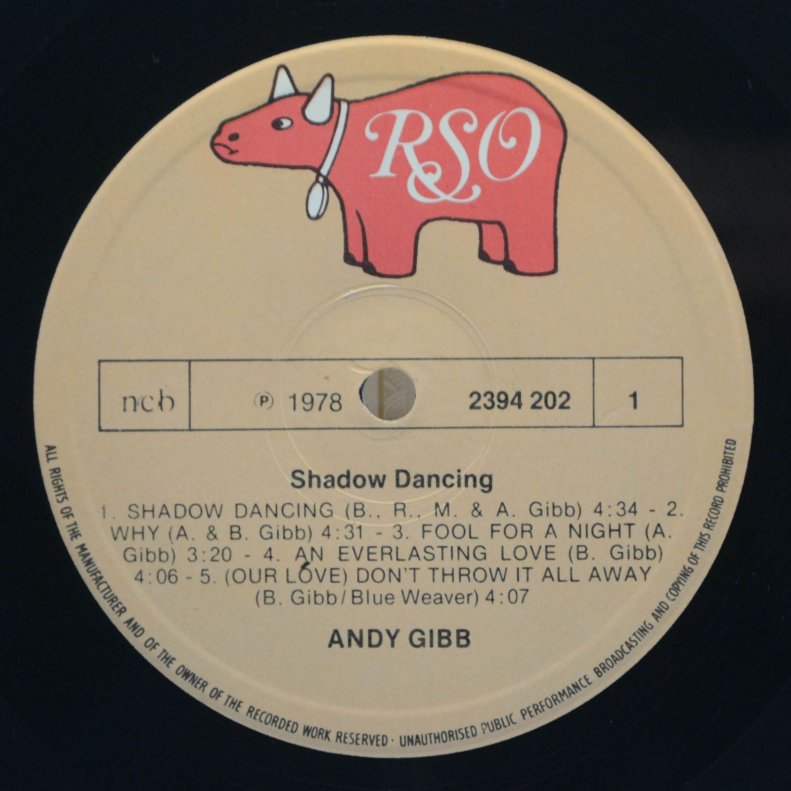 Andy Gibb — Shadow Dancing, 1978