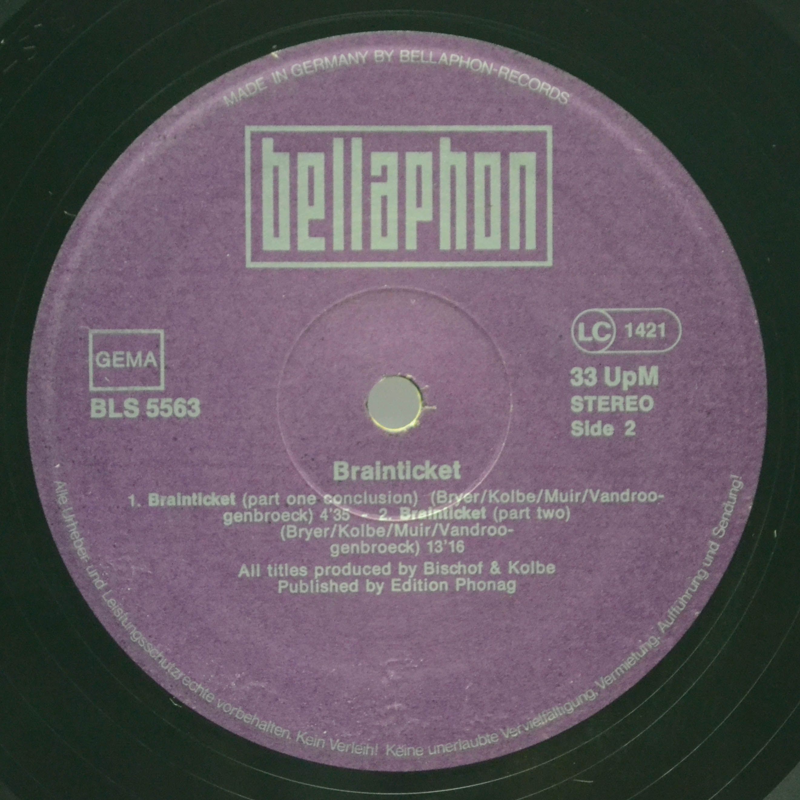 Brainticket — Cottonwoodhill (только LP1), 1978