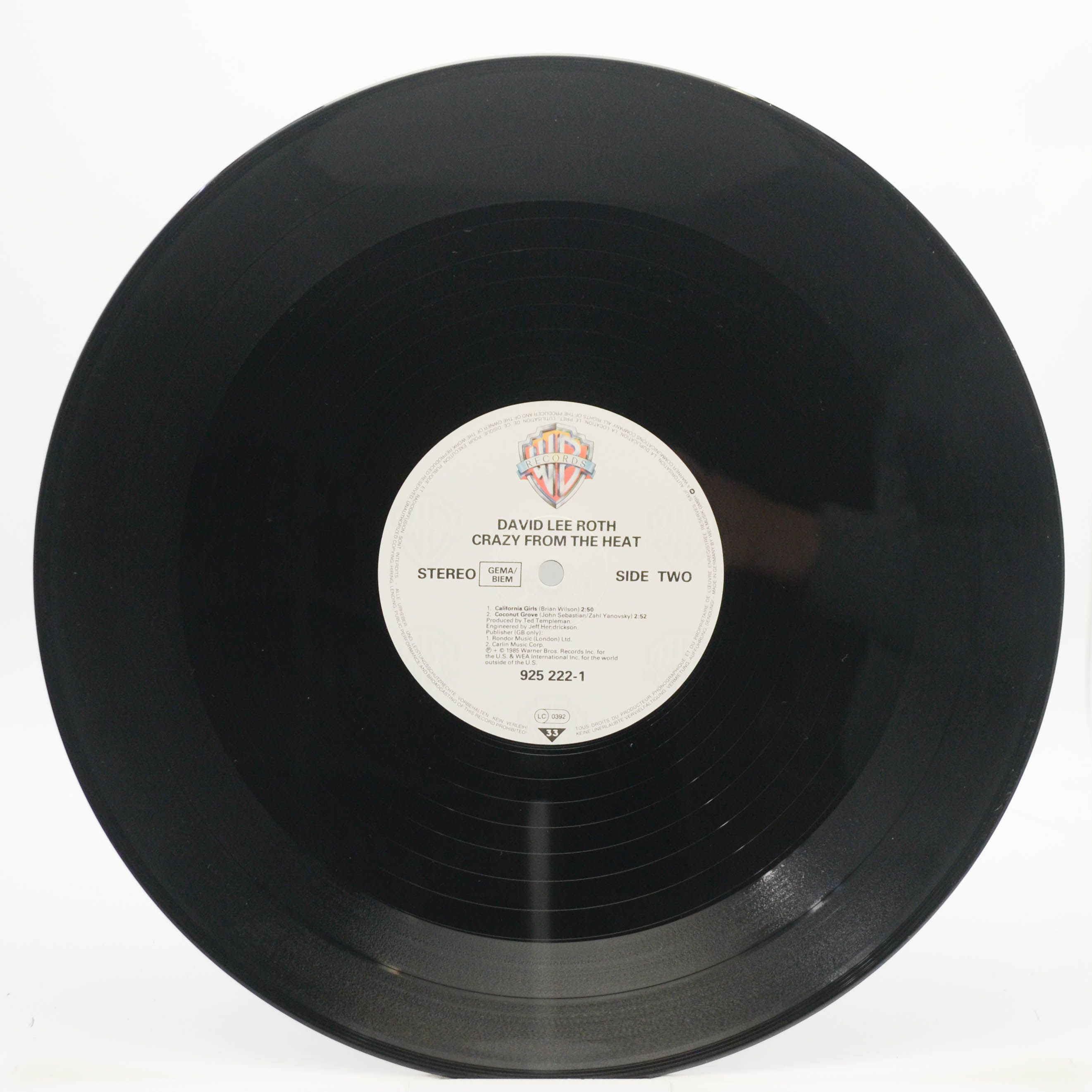 Виниловая пластинка David Lee Roth — Crazy From The Heat, 1985