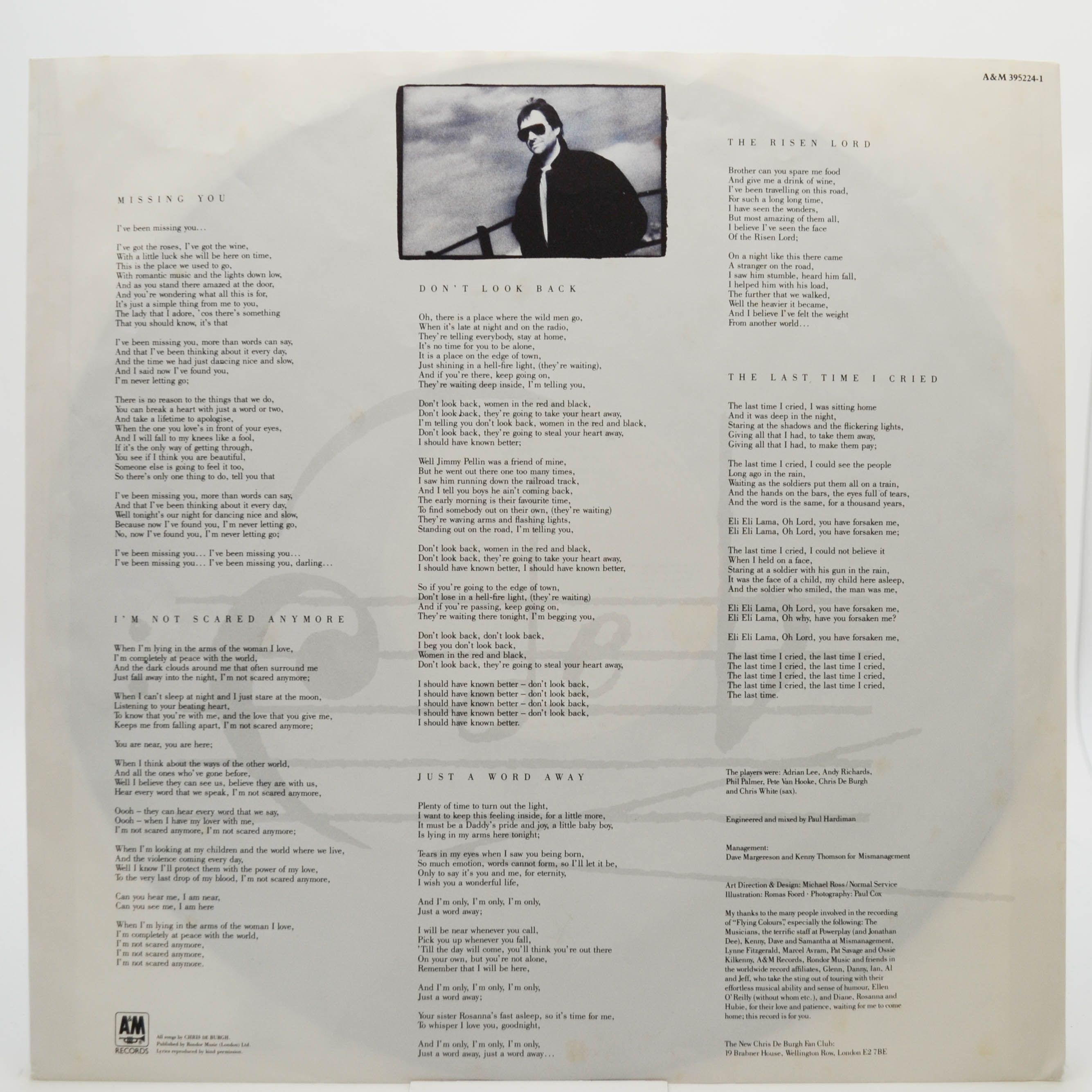 Chris de Burgh — Flying Colours, 1988