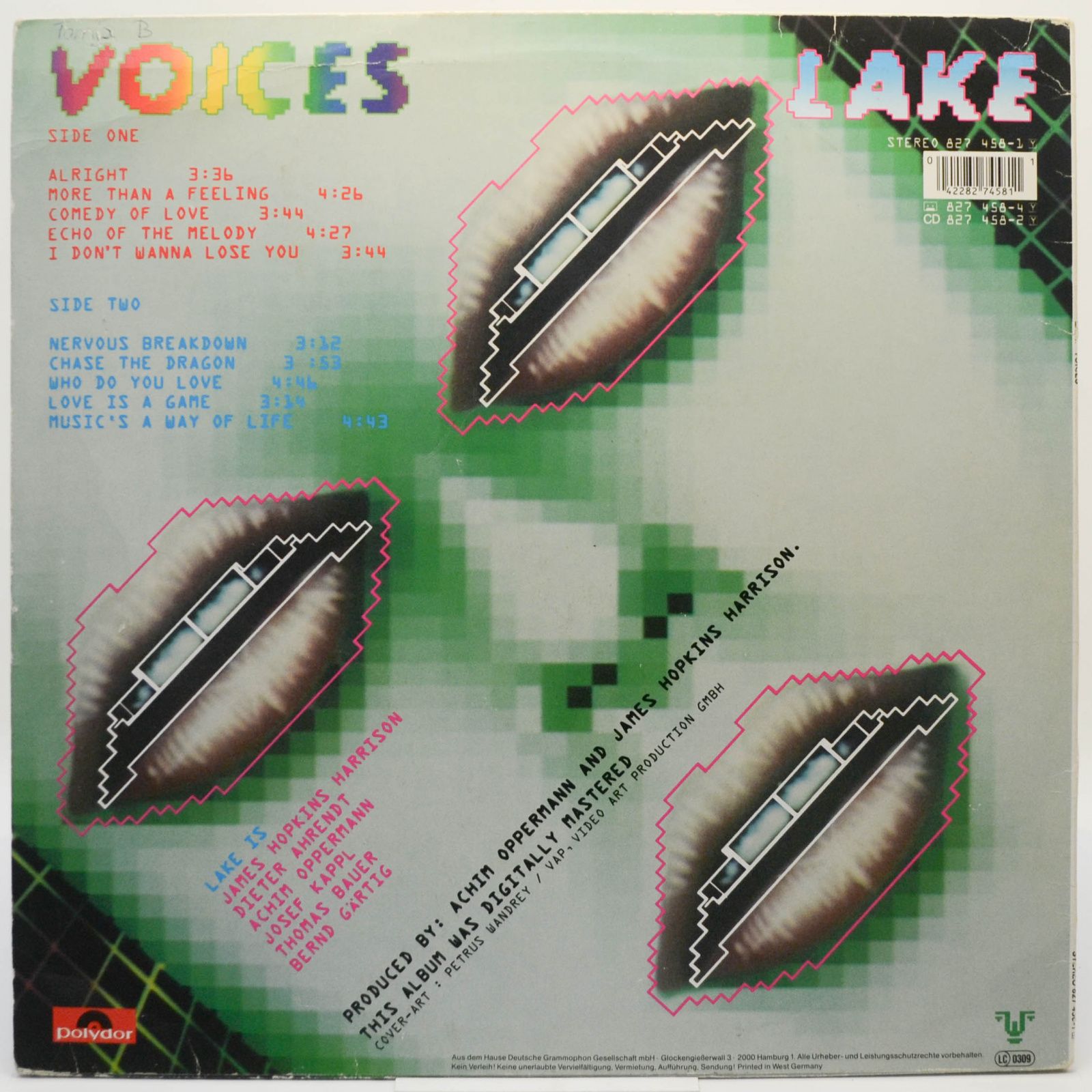 Lake — Voices, 1985