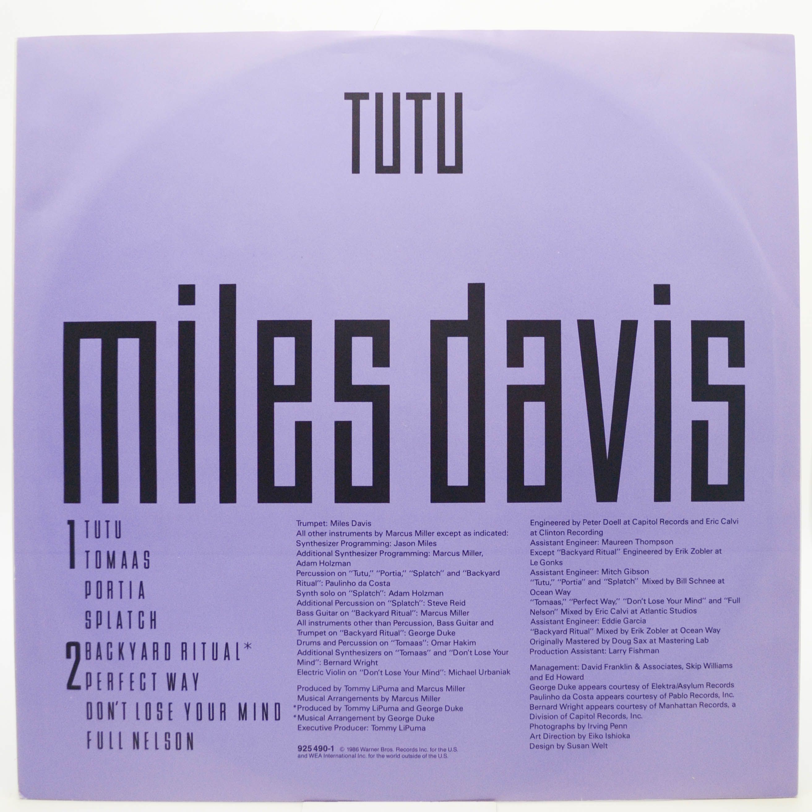 Miles Davis — Tutu, 1986