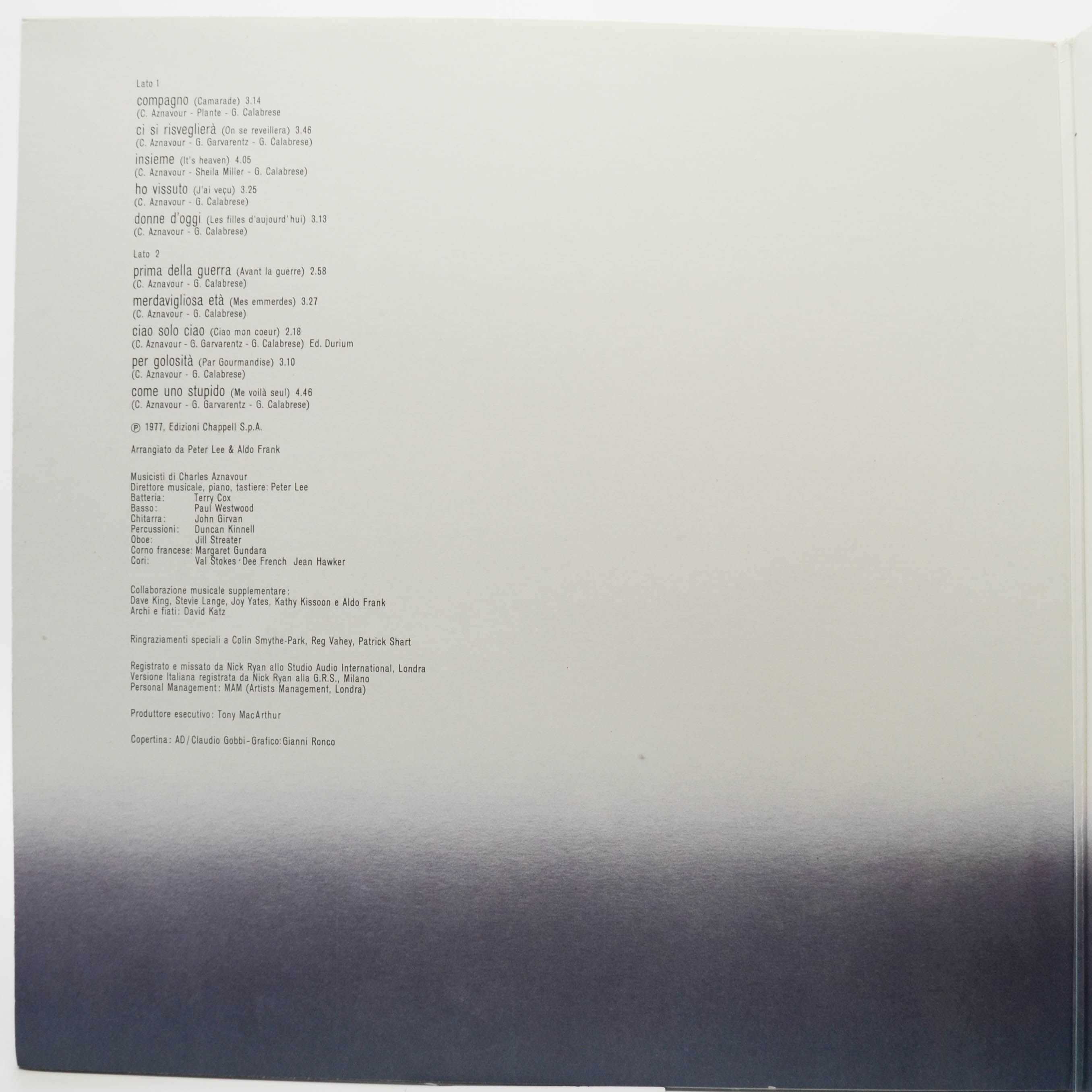 Charles Aznavour — Charles Aznavour, 1978