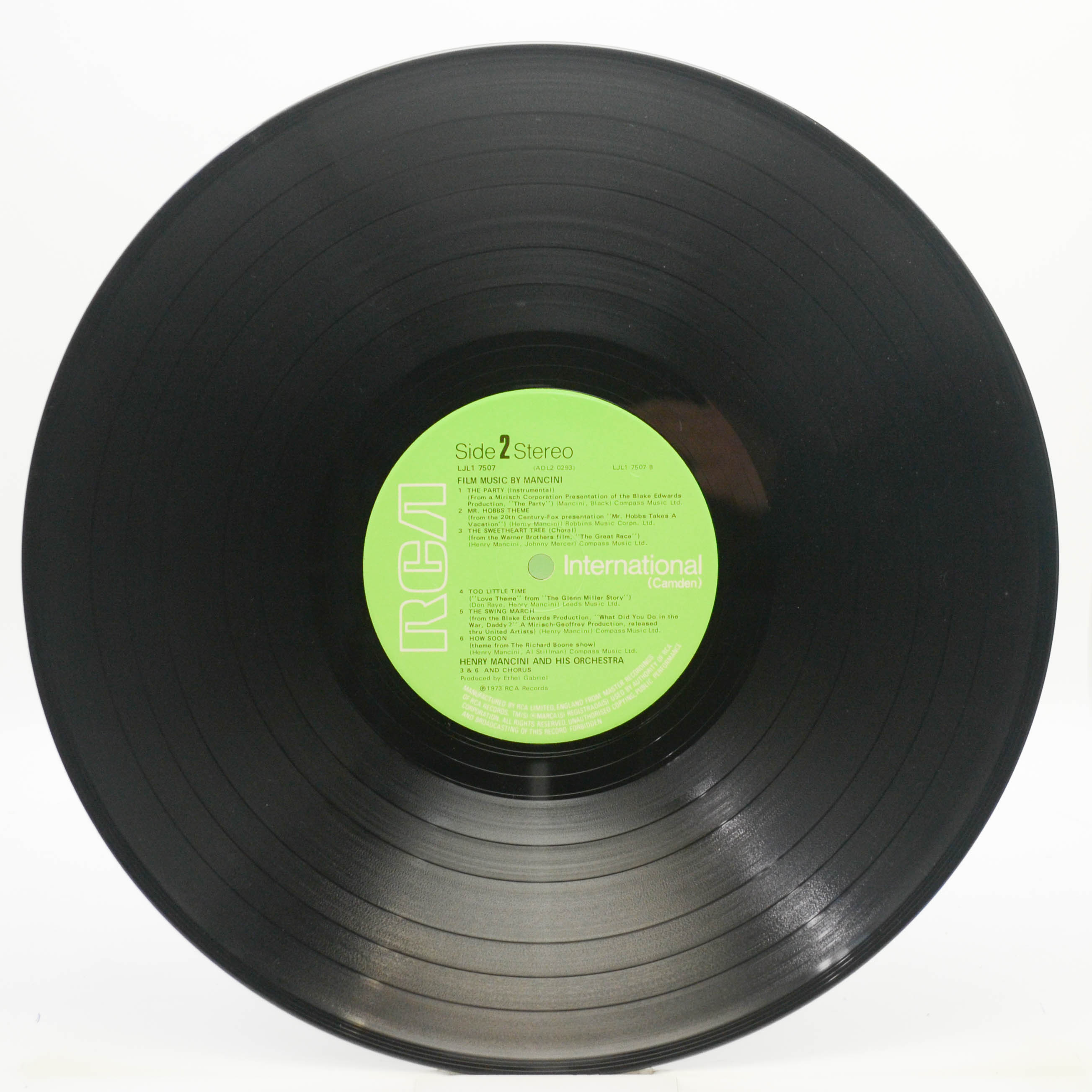 Henry Mancini And His Orchestra — Film Music By Mancini (UK), 1973