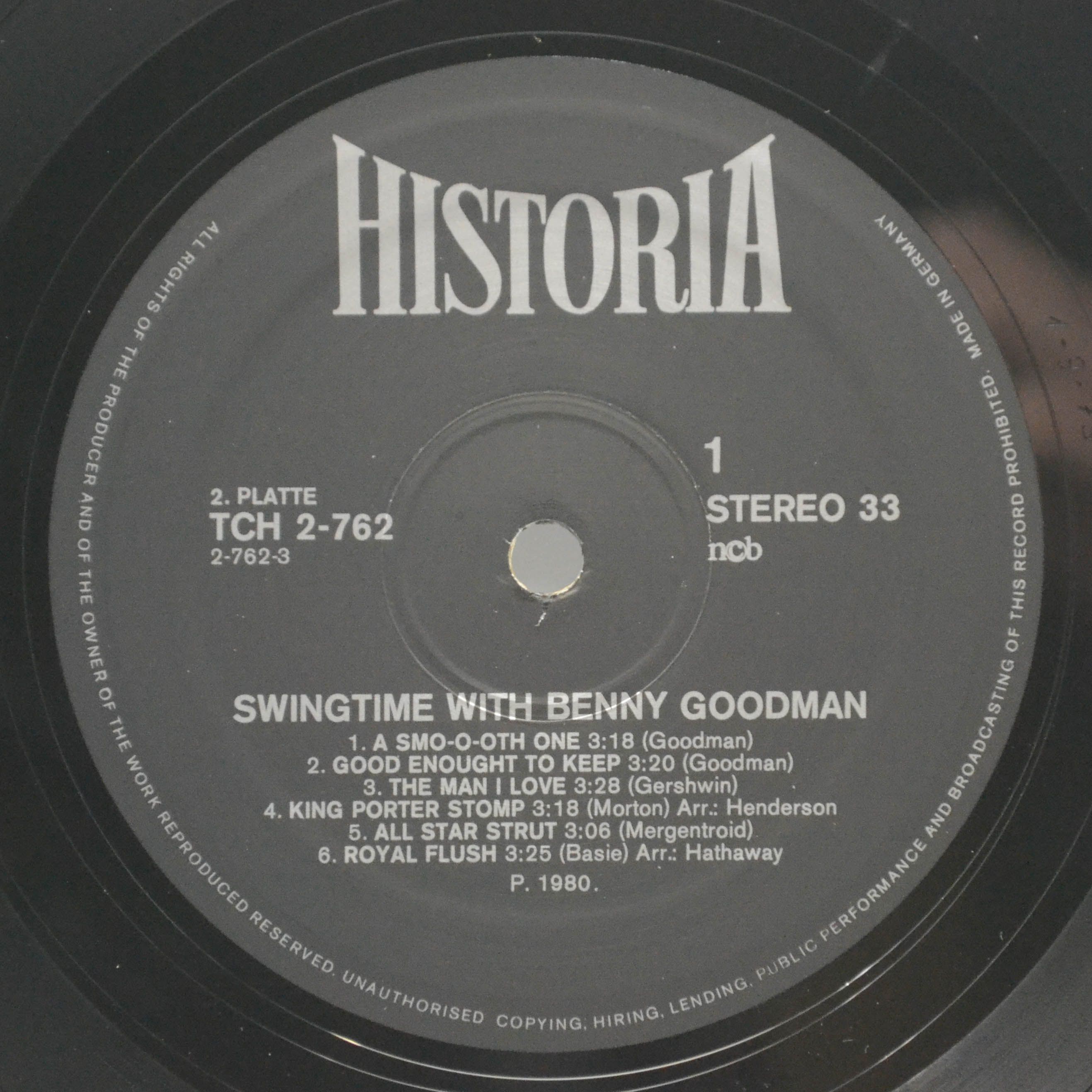 Benny Goodman — 24 Original Hits / Swingtime With Benny Goodman (2LP), 1980