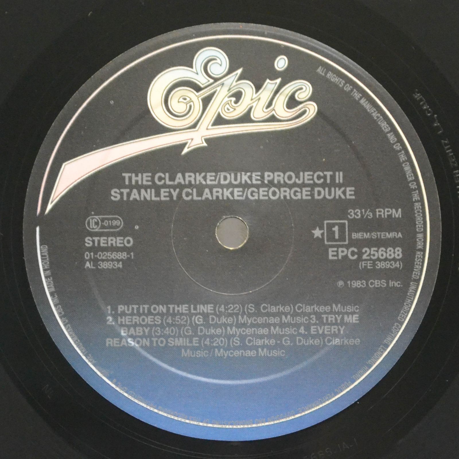 Clarke/Duke Project — The Clarke / Duke Project II, 1983