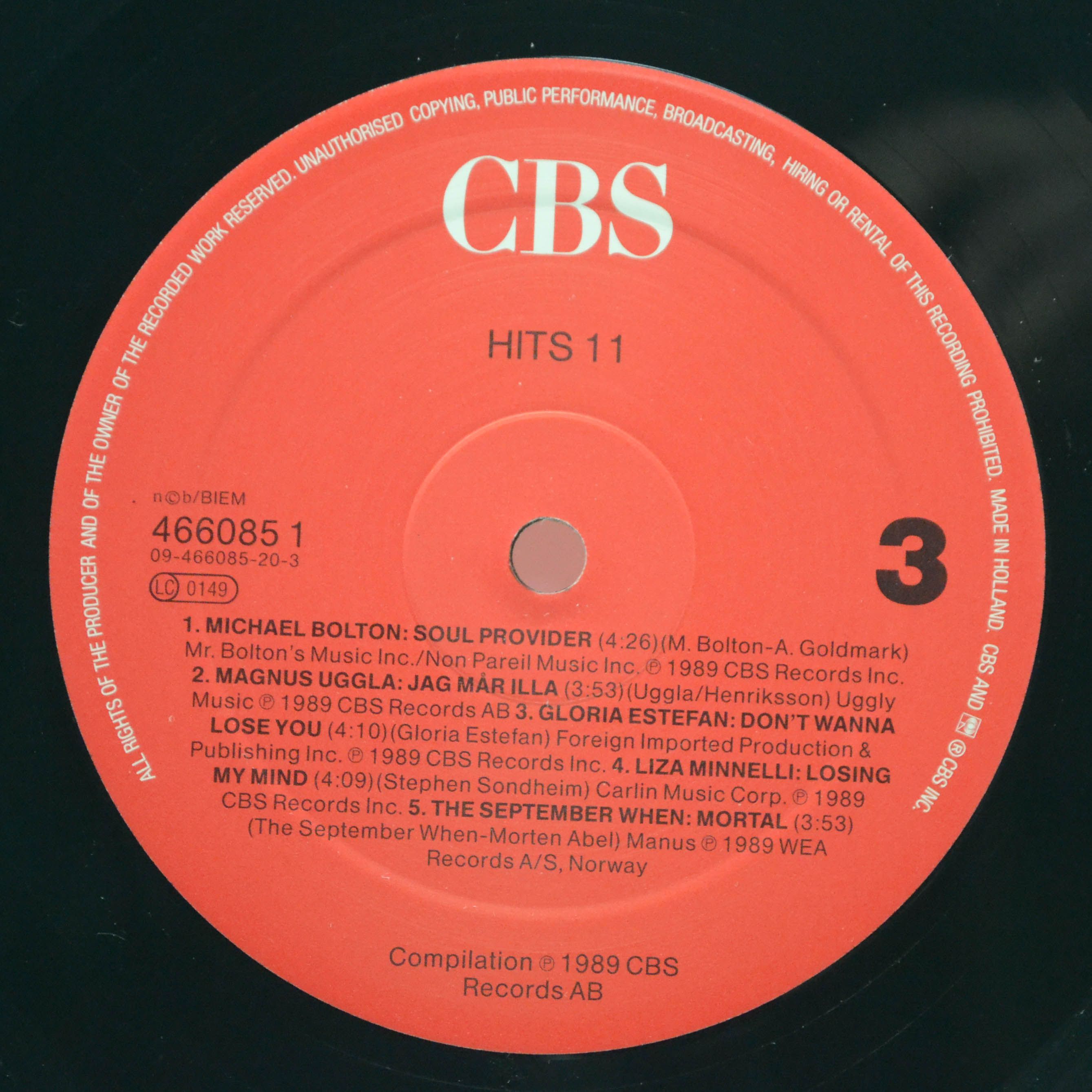 Various — Hits 11 (2LP), 1989