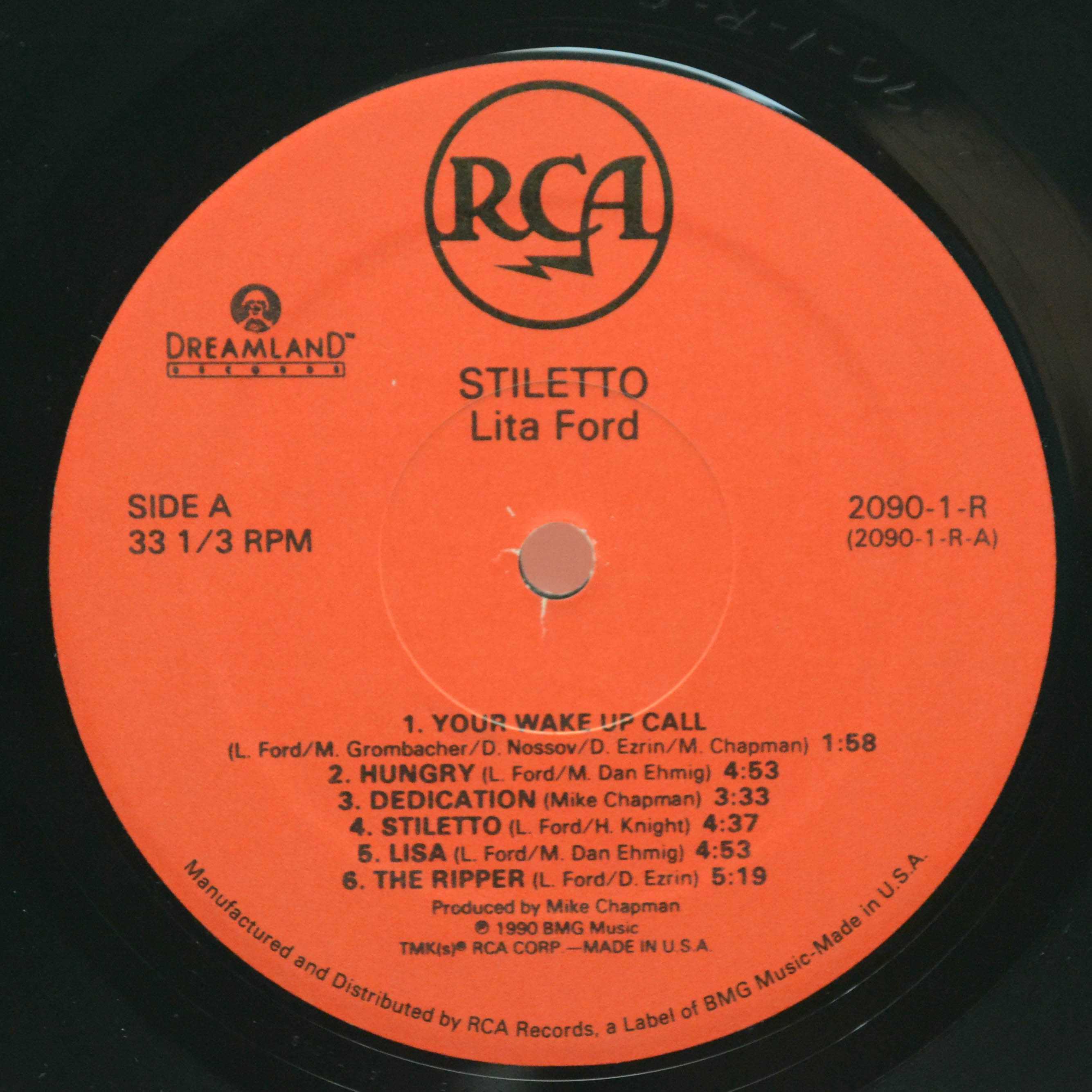 Lita Ford — Stiletto (USA), 1990