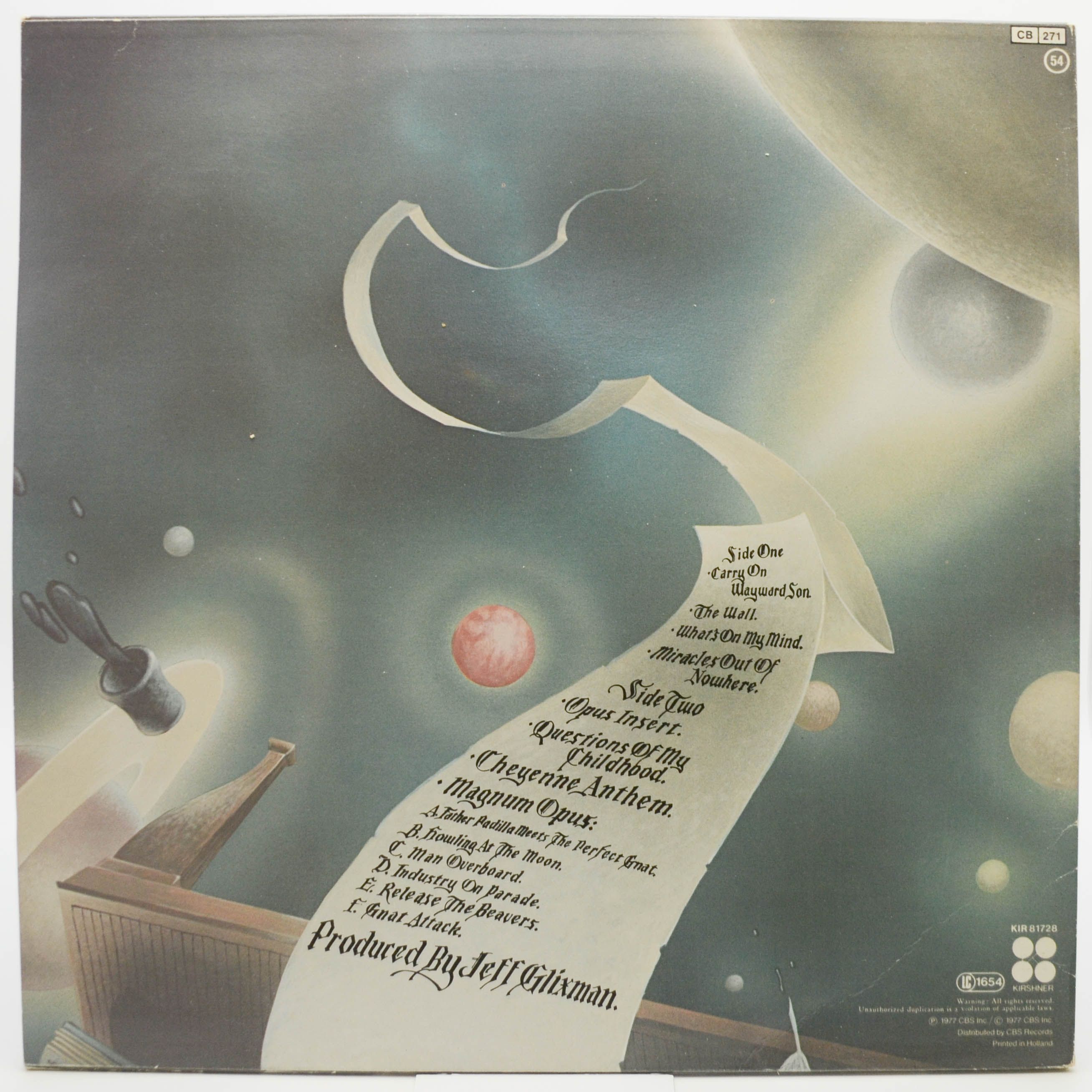 Kansas — Leftoverture, 1976