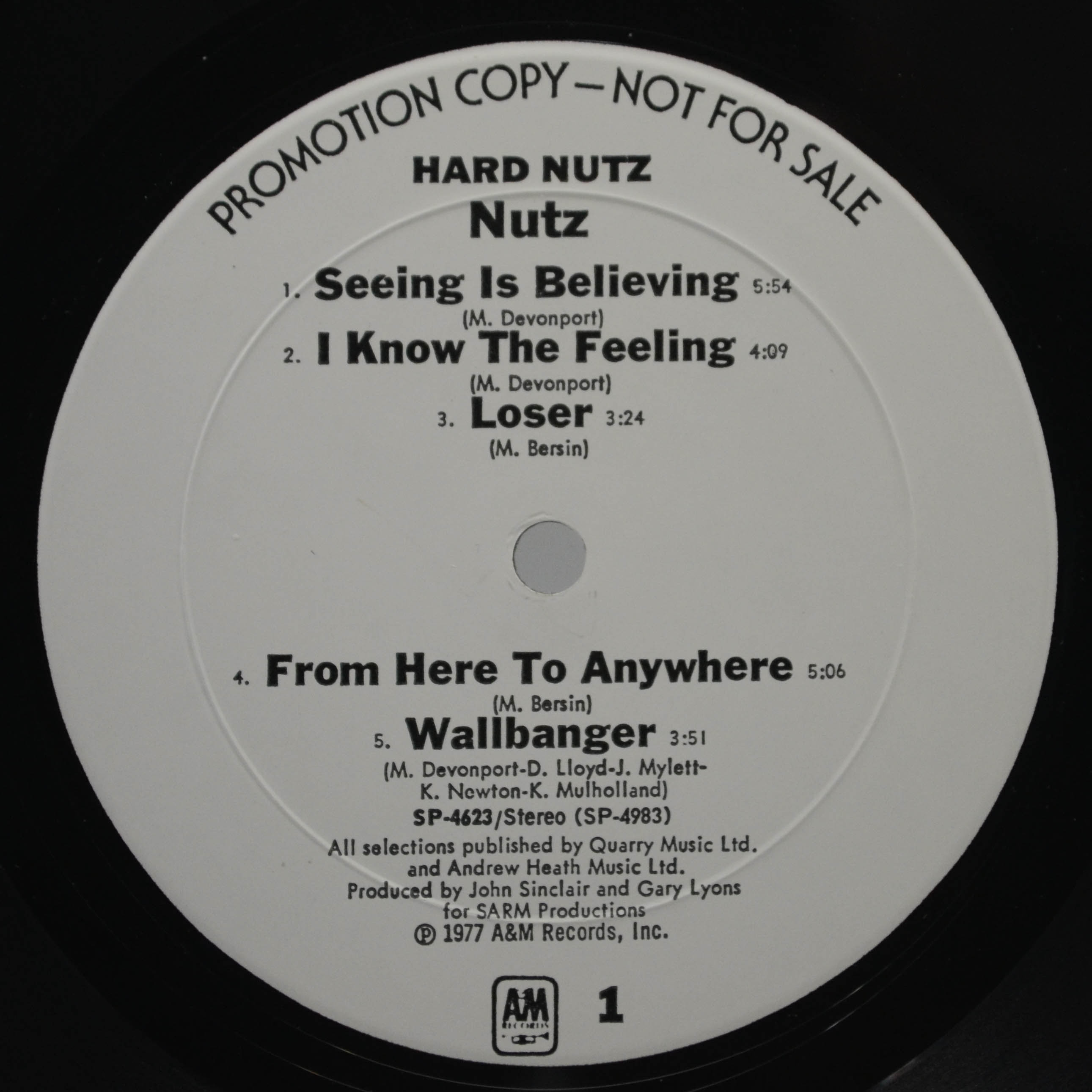Nutz — Hard Nutz (USA), 1977