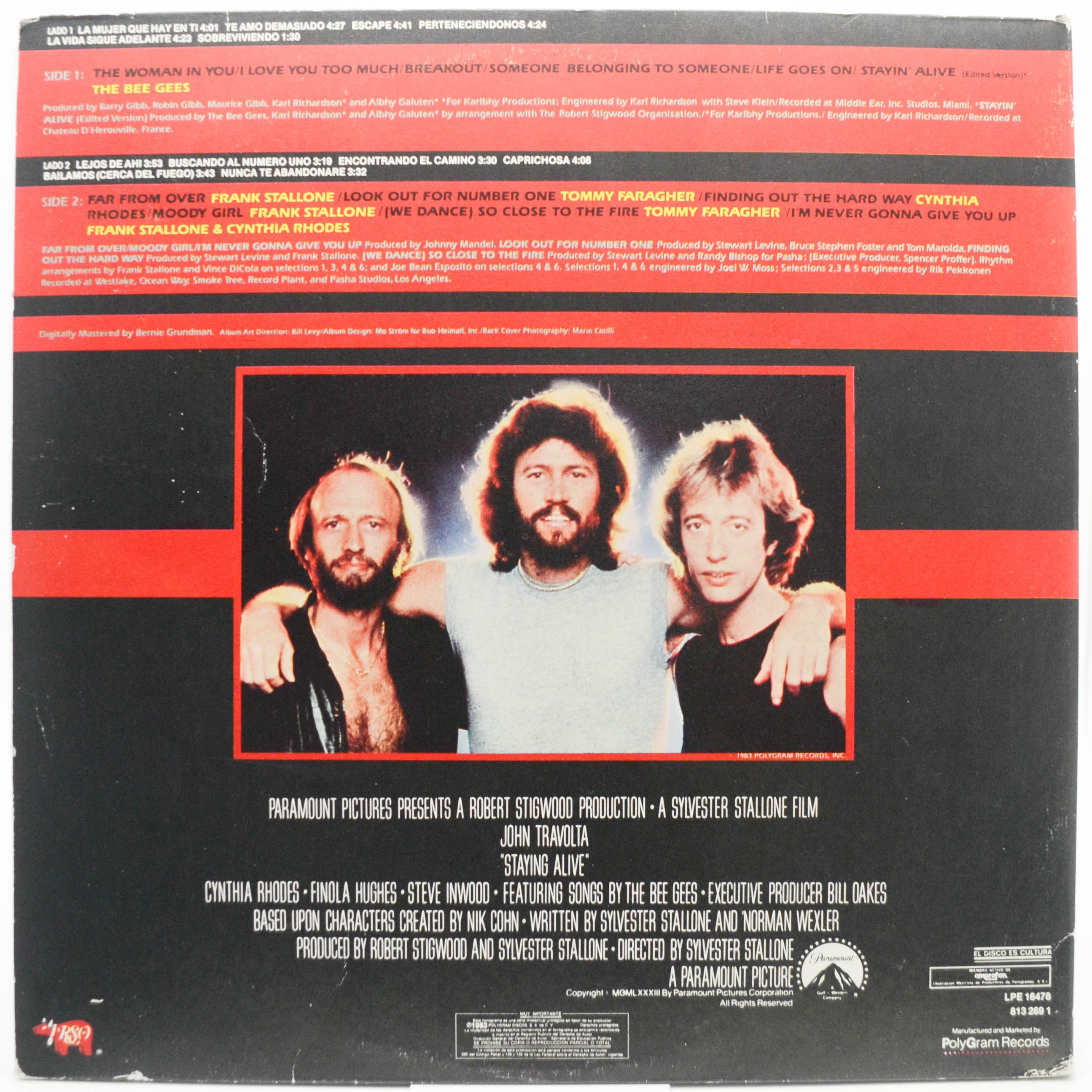 Various — The Original Motion Picture Soundtrack - Staying Alive, 1983