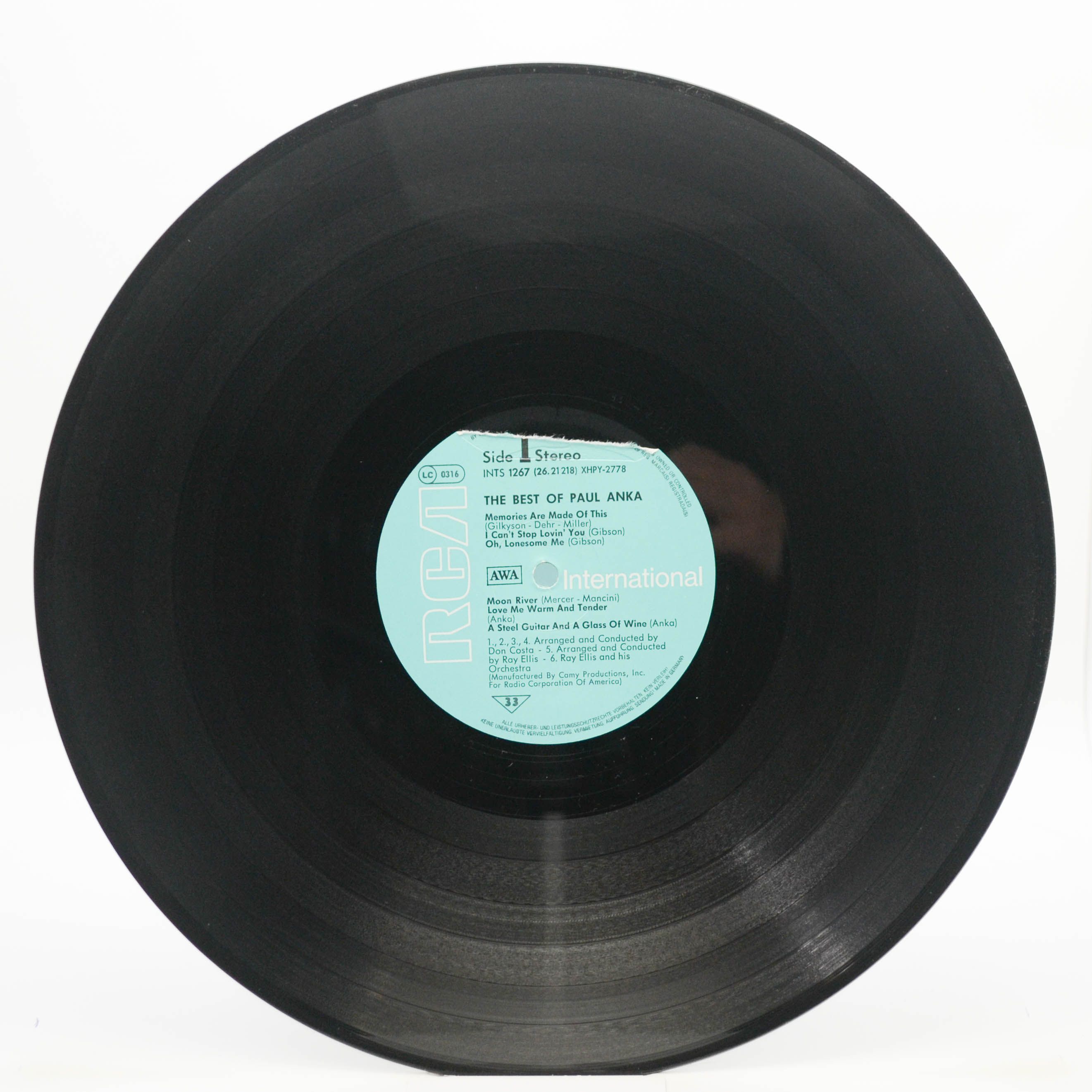 Paul Anka — The Best Of Paul Anka, 1976