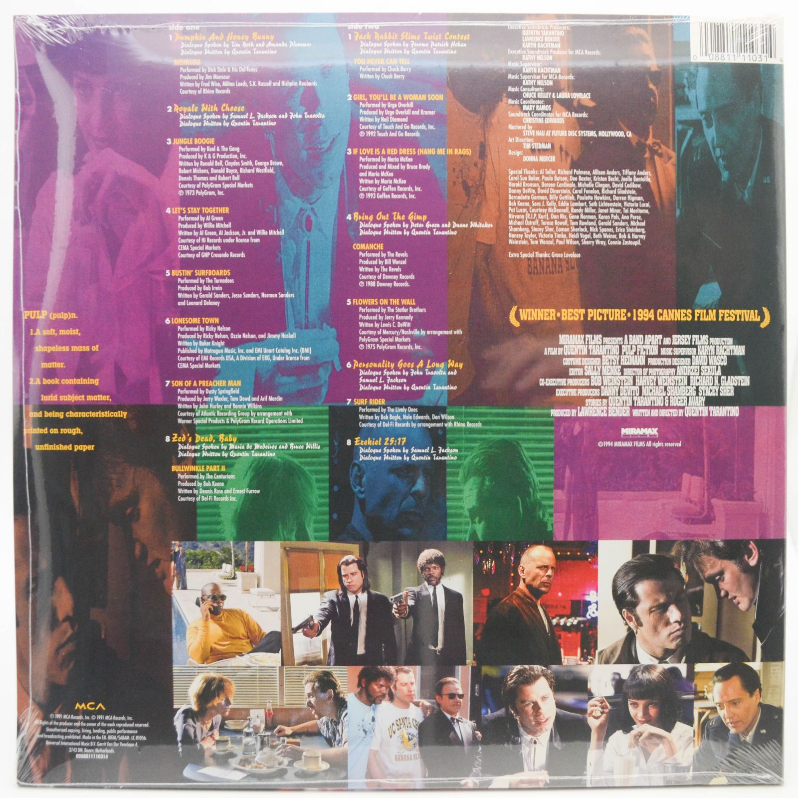 Various — Pulp Fiction (Music From The Motion Picture), 1994