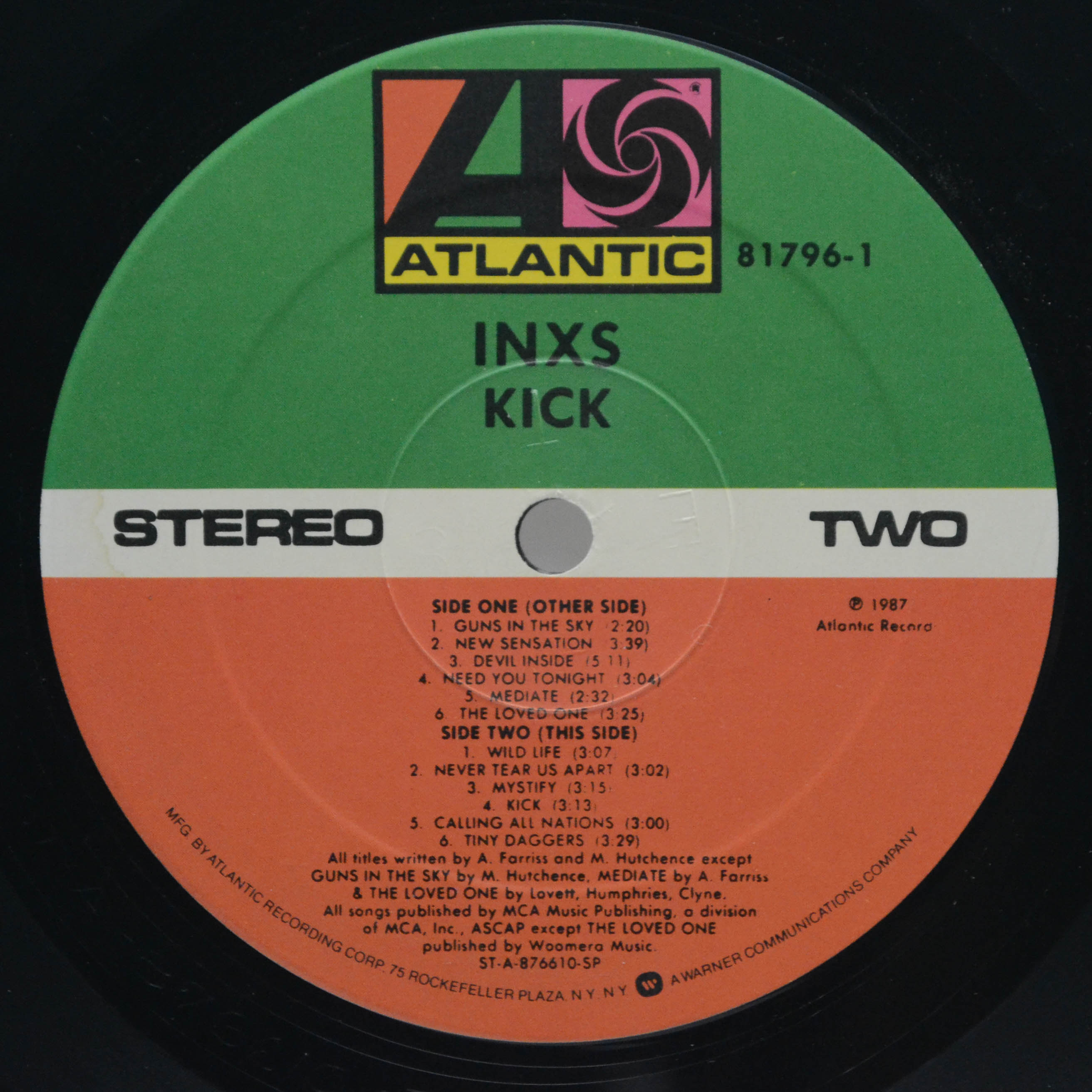 INXS — Kick (USA), 1987