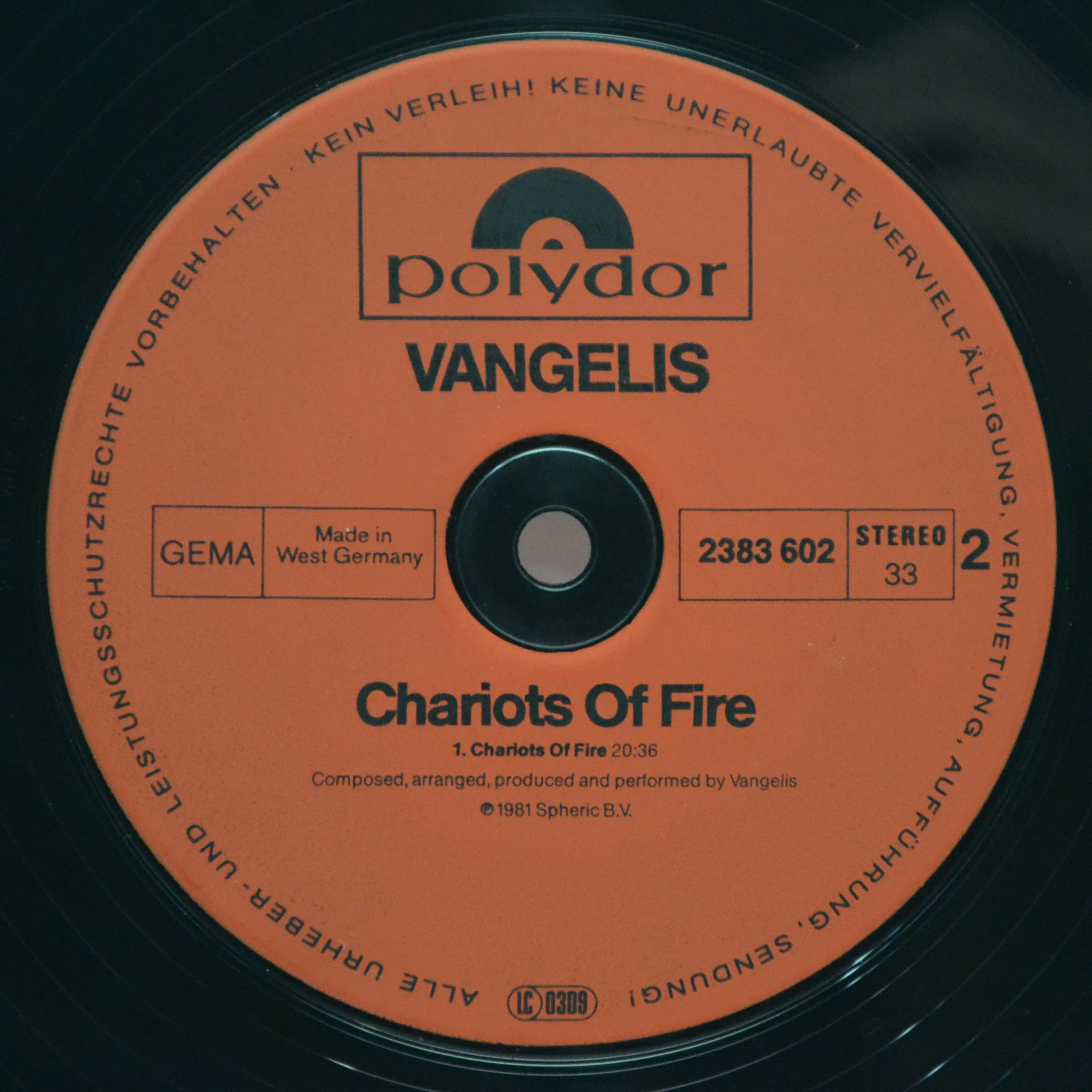 Vangelis — Chariots Of Fire, 1981