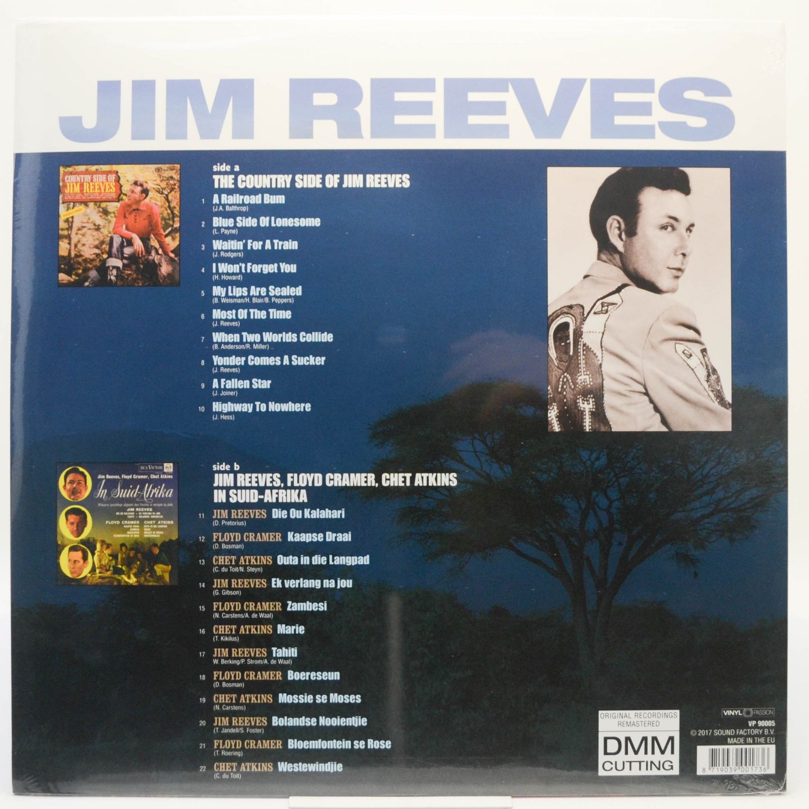 Jim Reeves With Floyd Cramer And Chet Atkins — In Suid-Afrika / The Country Side Of Jim Reeves, 2017