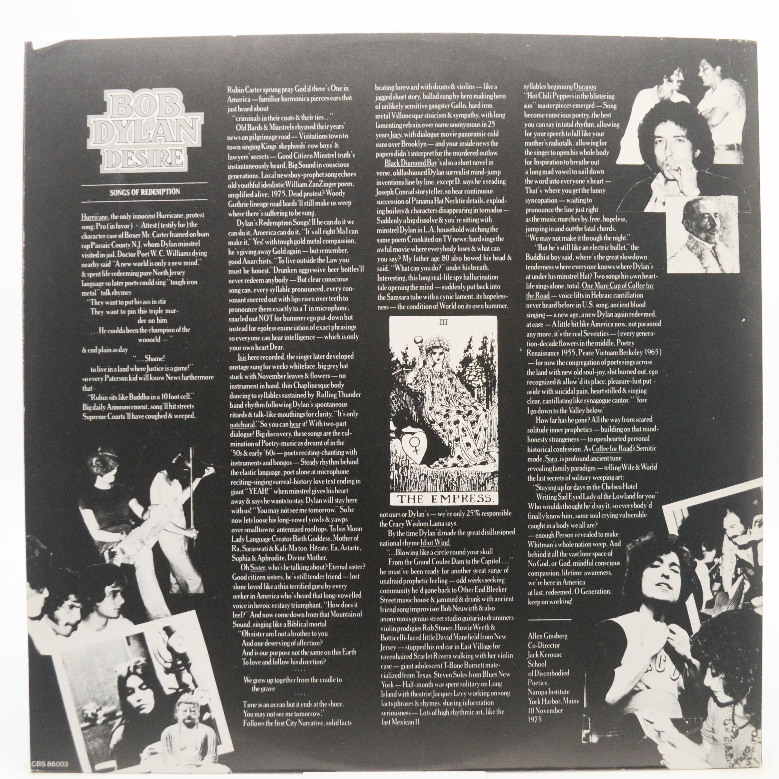 Bob Dylan — Desire, 1976