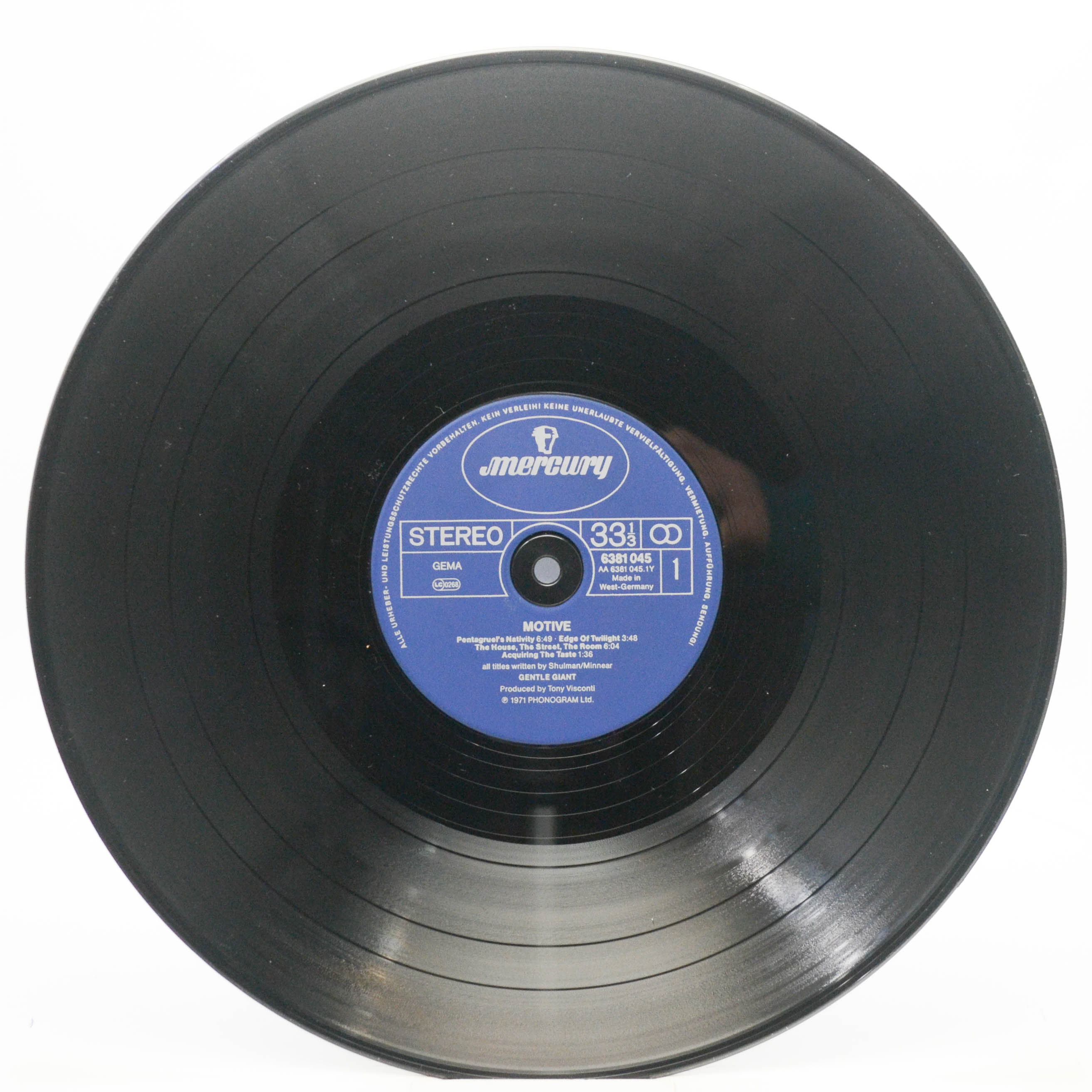 Gentle Giant — Motive, 1971