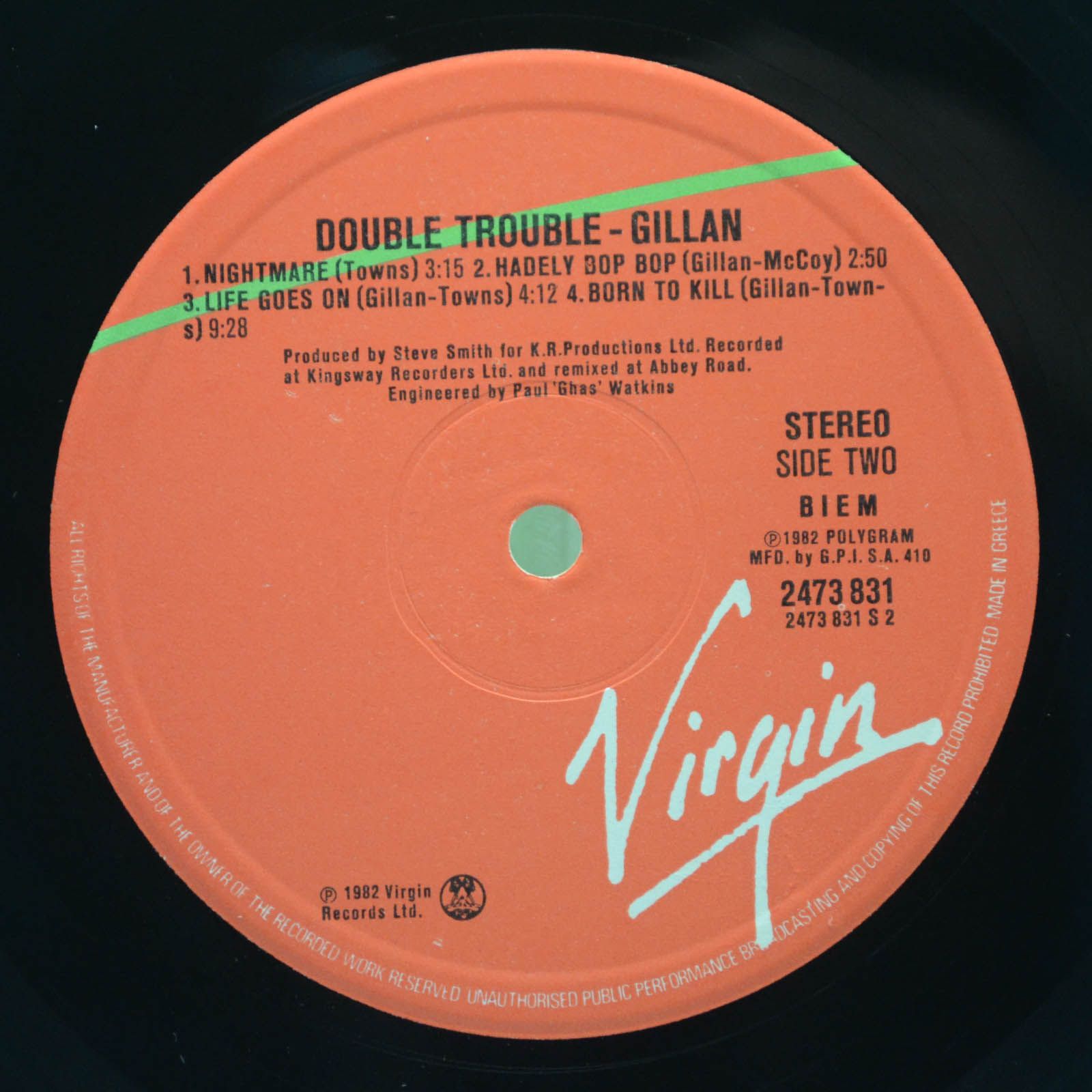 Gillan — Double Trouble, 1982