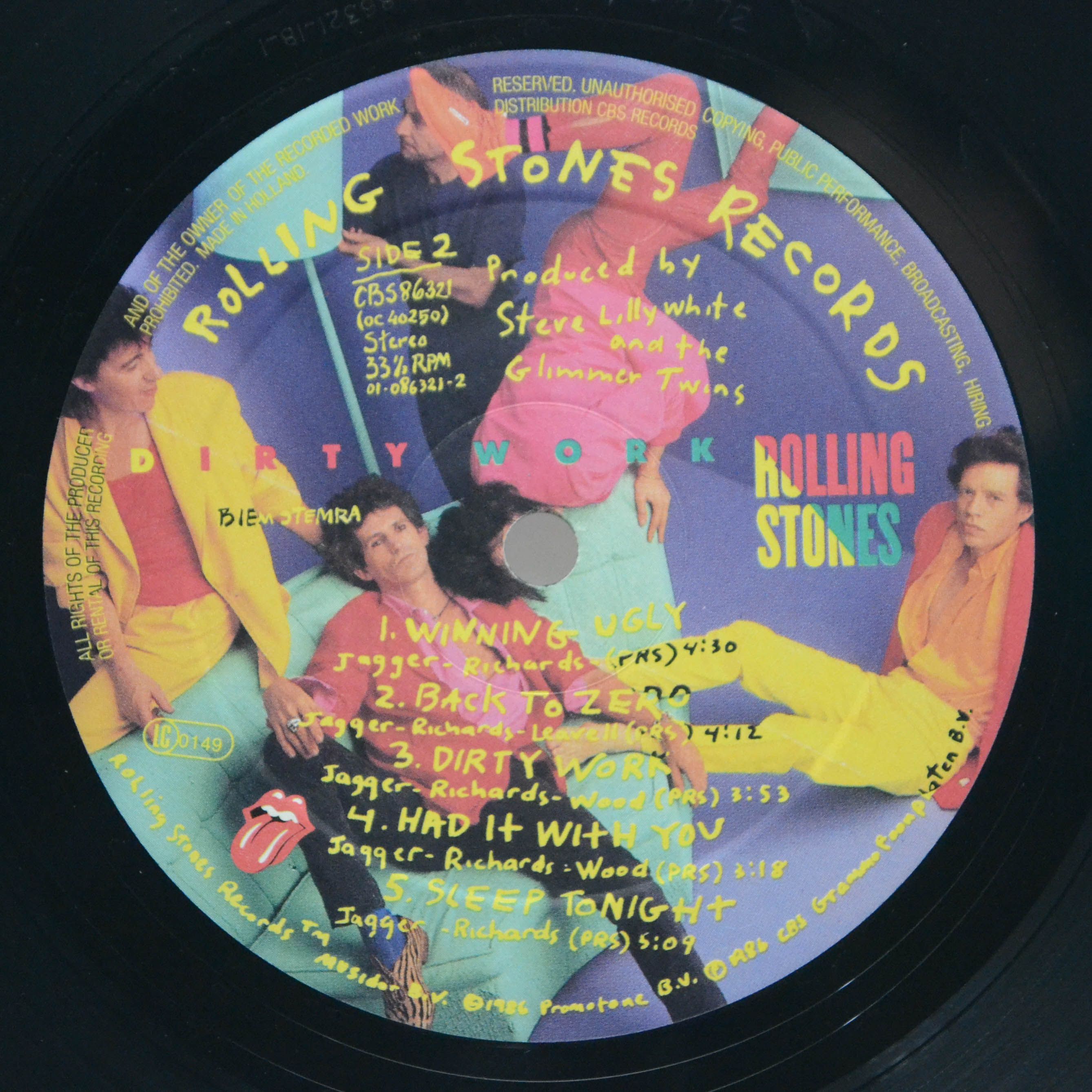Rolling Stones — Dirty Work, 1986