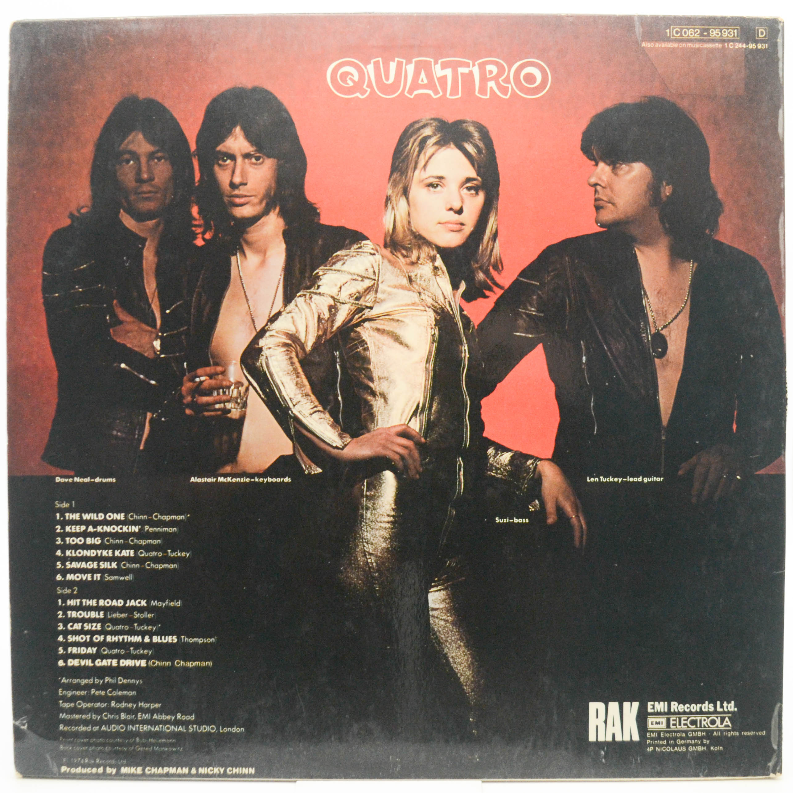 Suzi Quatro — Quatro, 1974