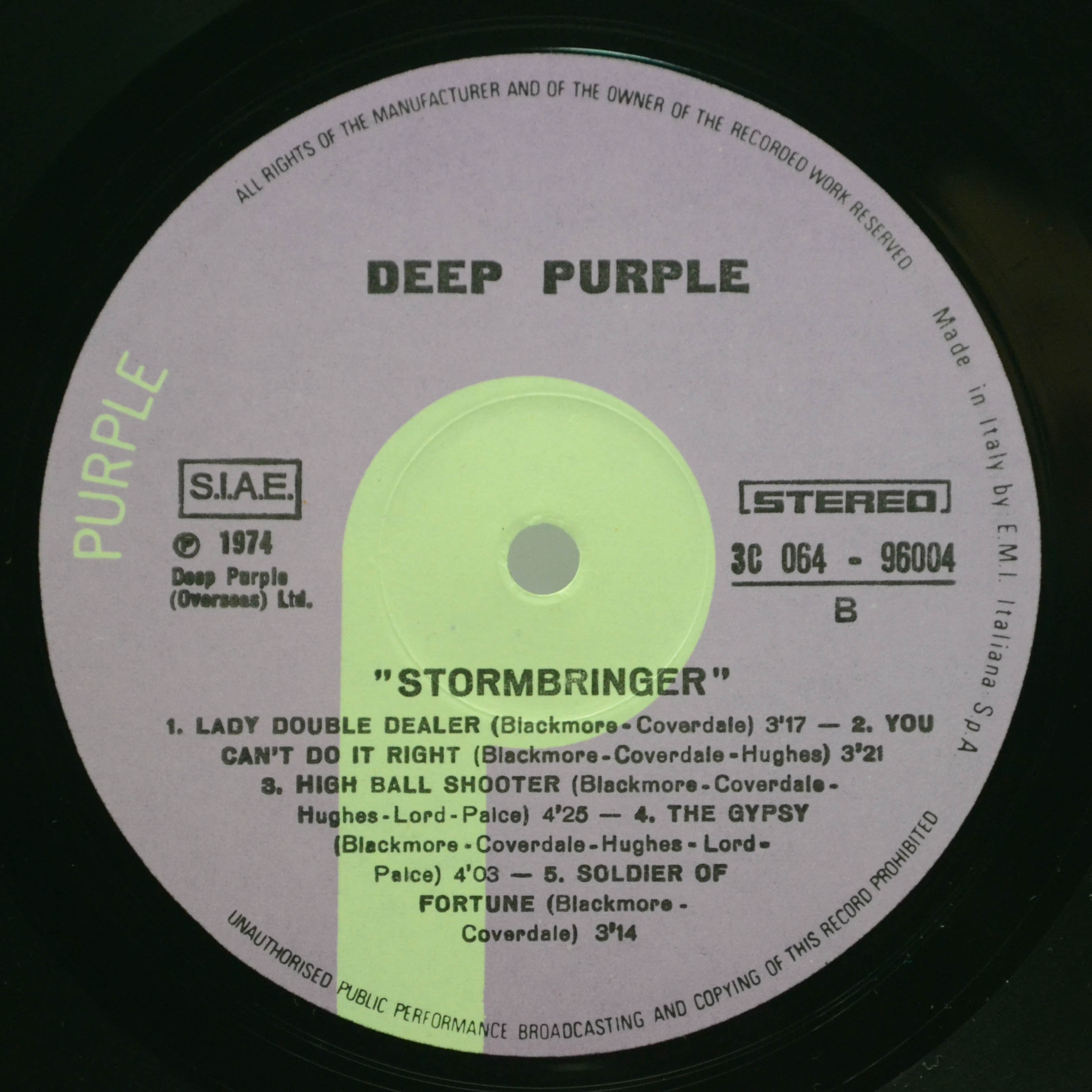 Deep Purple — Stormbringer, 1974