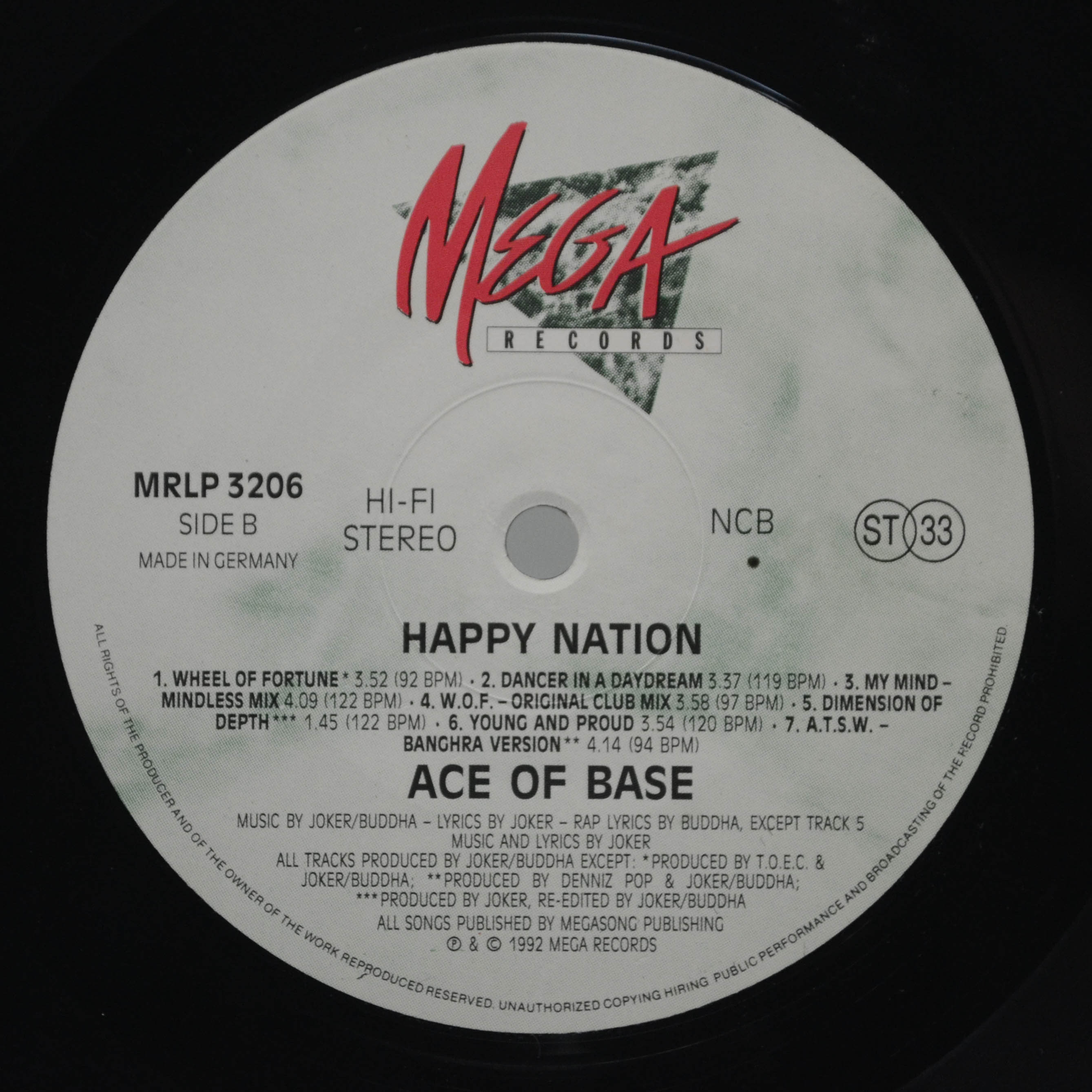 Ace Of Base — Happy Nation, 1992