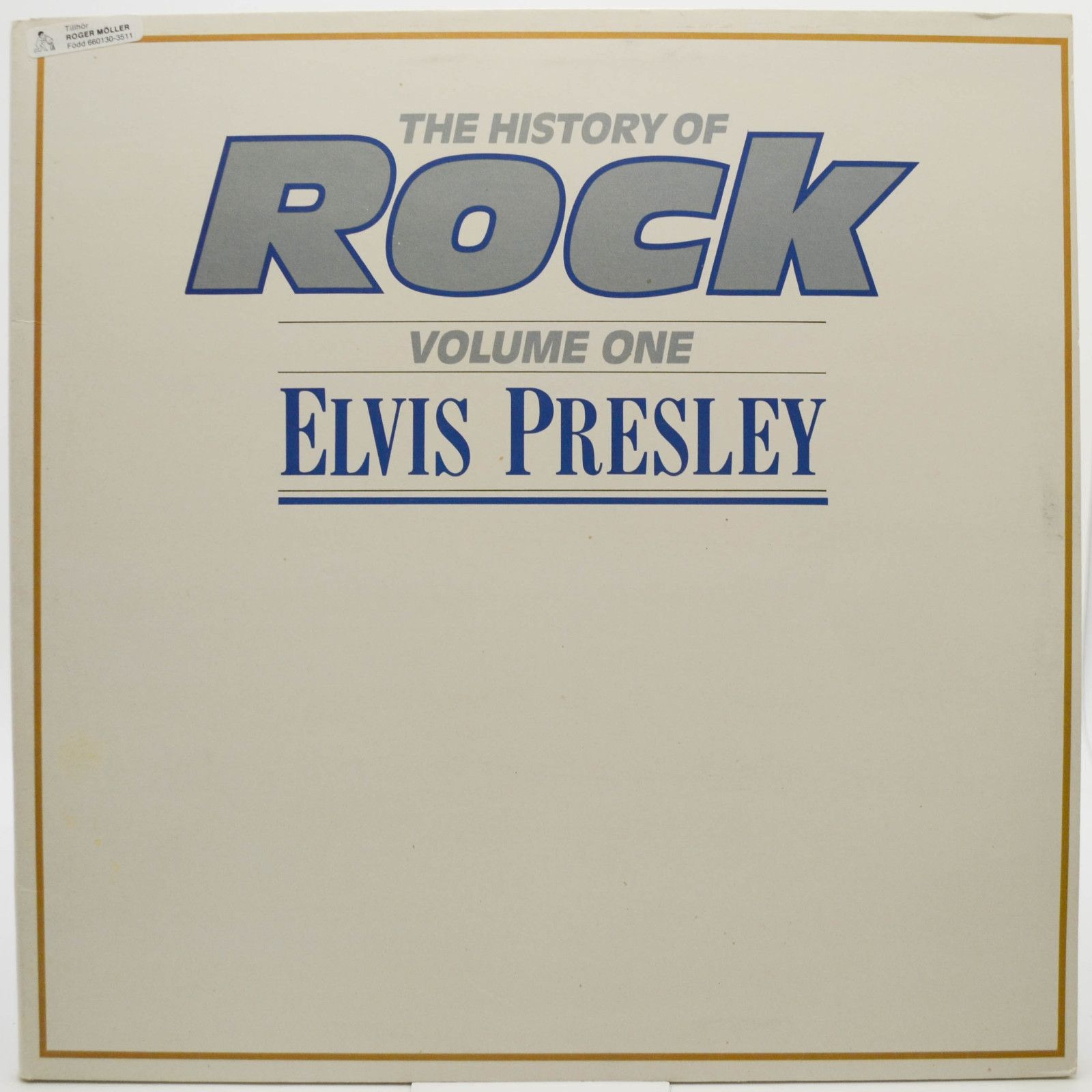 Elvis Presley — The History Of Rock (Volume One) (UK), 1981