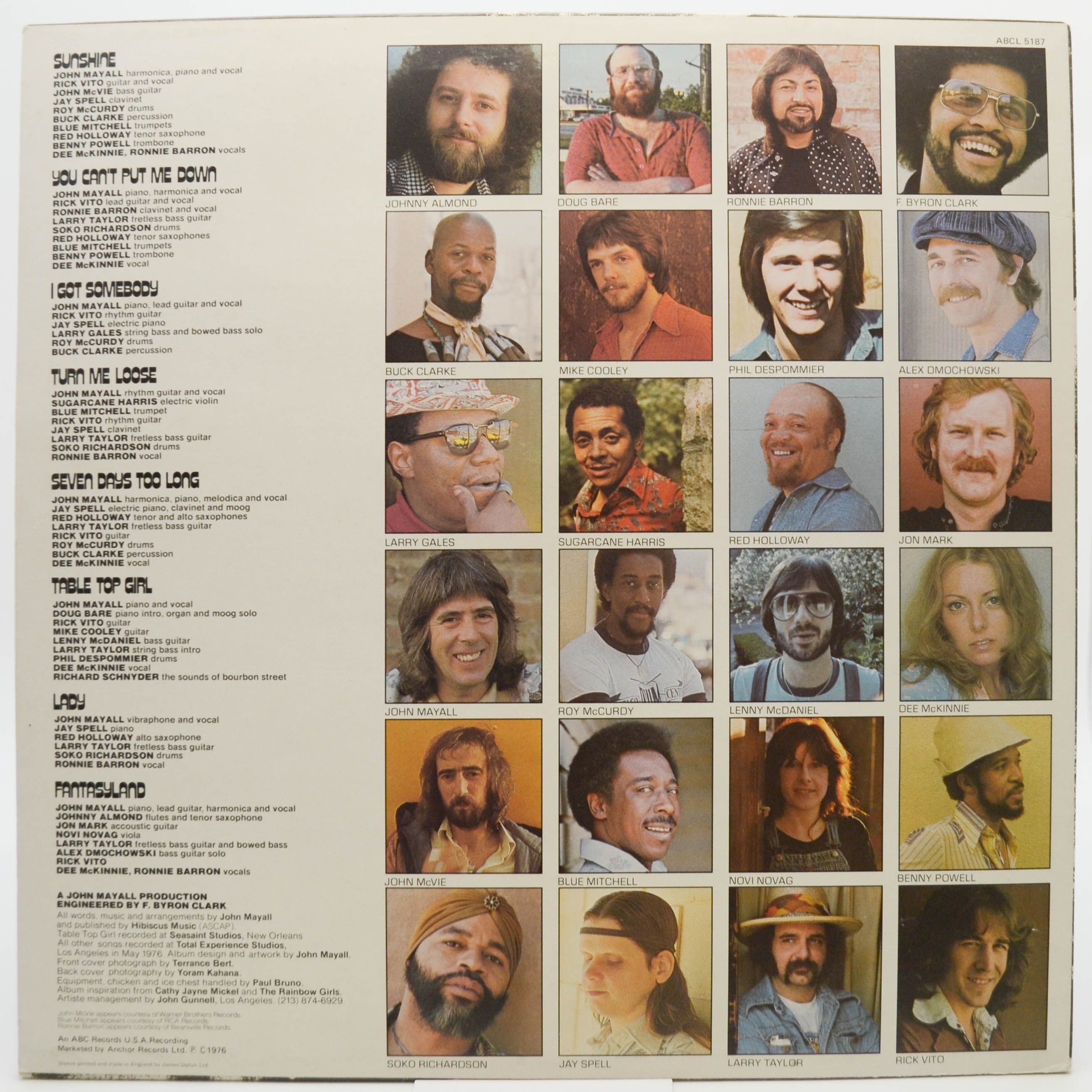 John Mayall — A Banquet In Blues (UK), 1976
